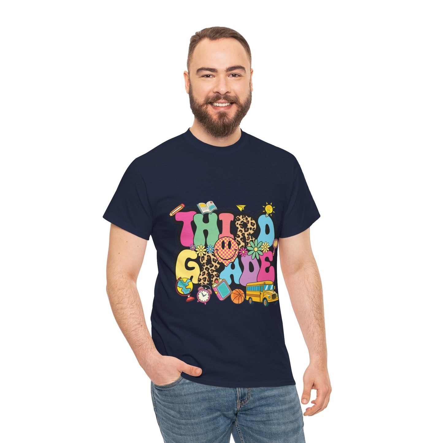 Third Grade Unisex Heavy Cotton Tee