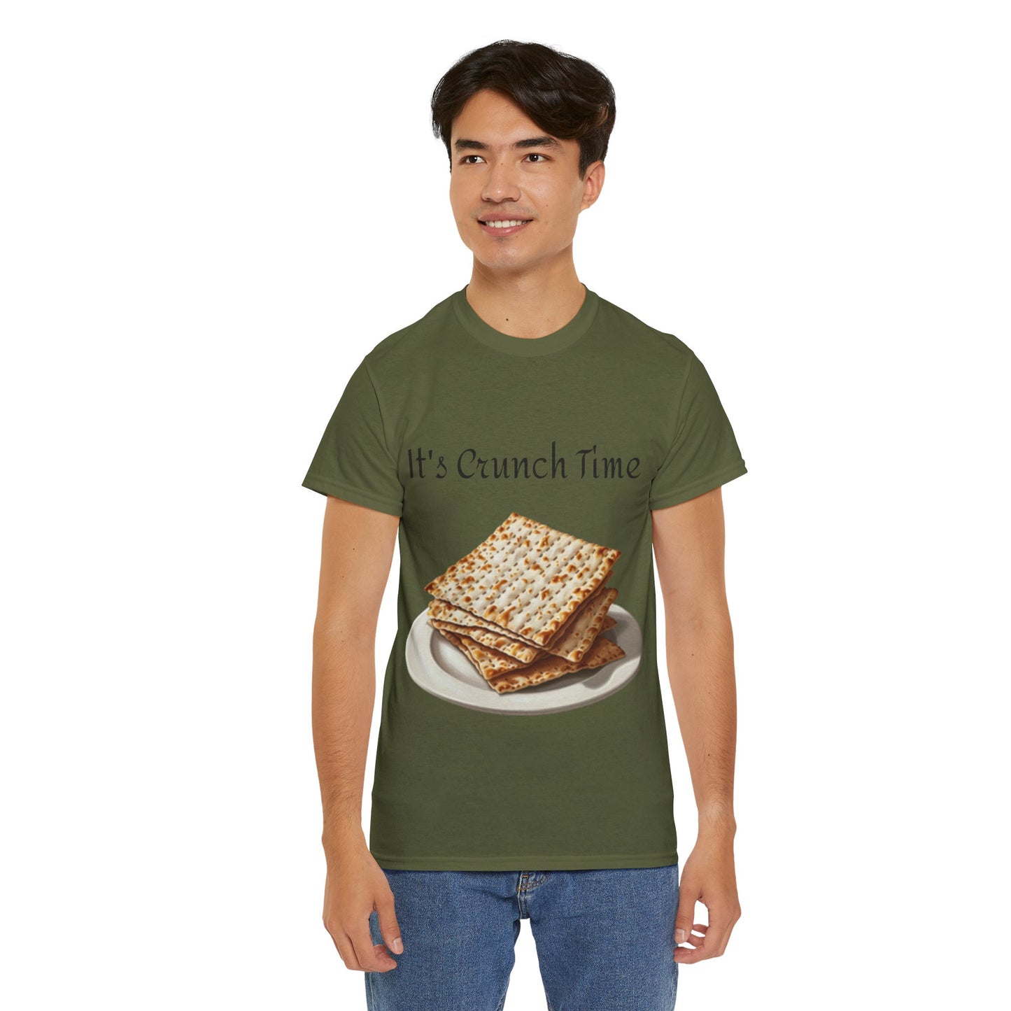 It's Crunch Time Matza Unisex Heavy Cotton Tee