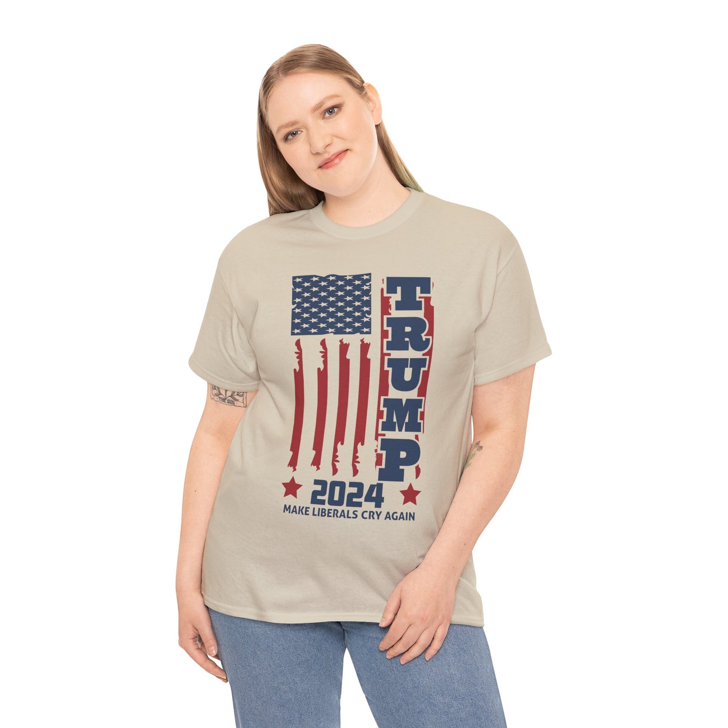 Trump 2024 A Unisex Heavy Cotton Tee