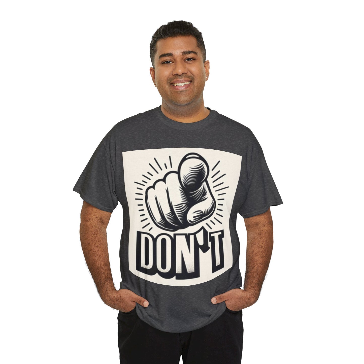 Don't Finger Unisex Heavy Cotton Tee