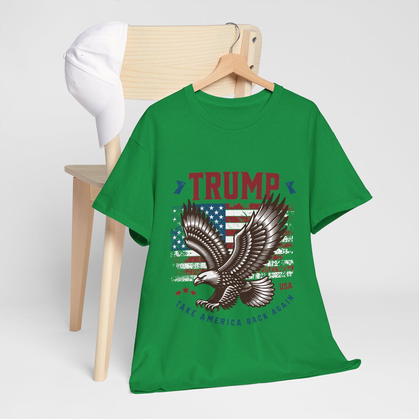 Trump MAGA Eagle Unisex Heavy Cotton Tee