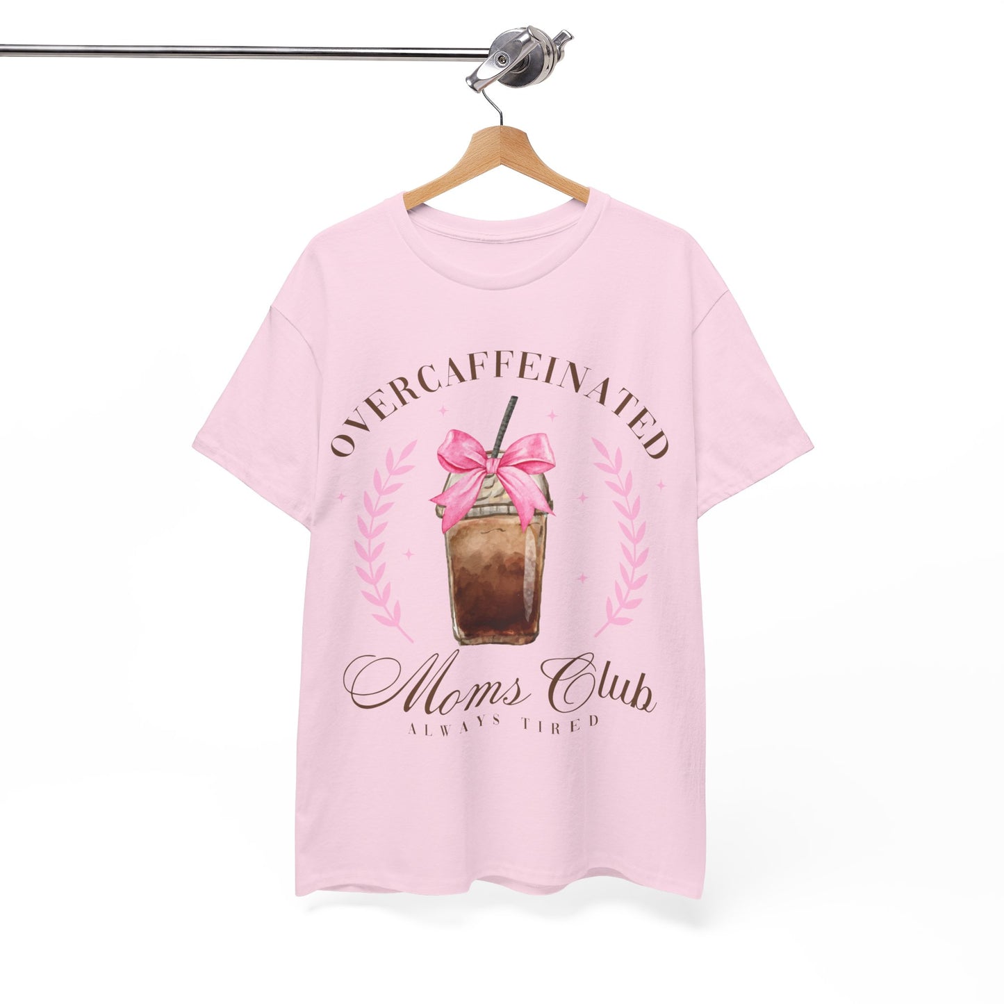 Over-caffeinated Mom Unisex Heavy Cotton Tee