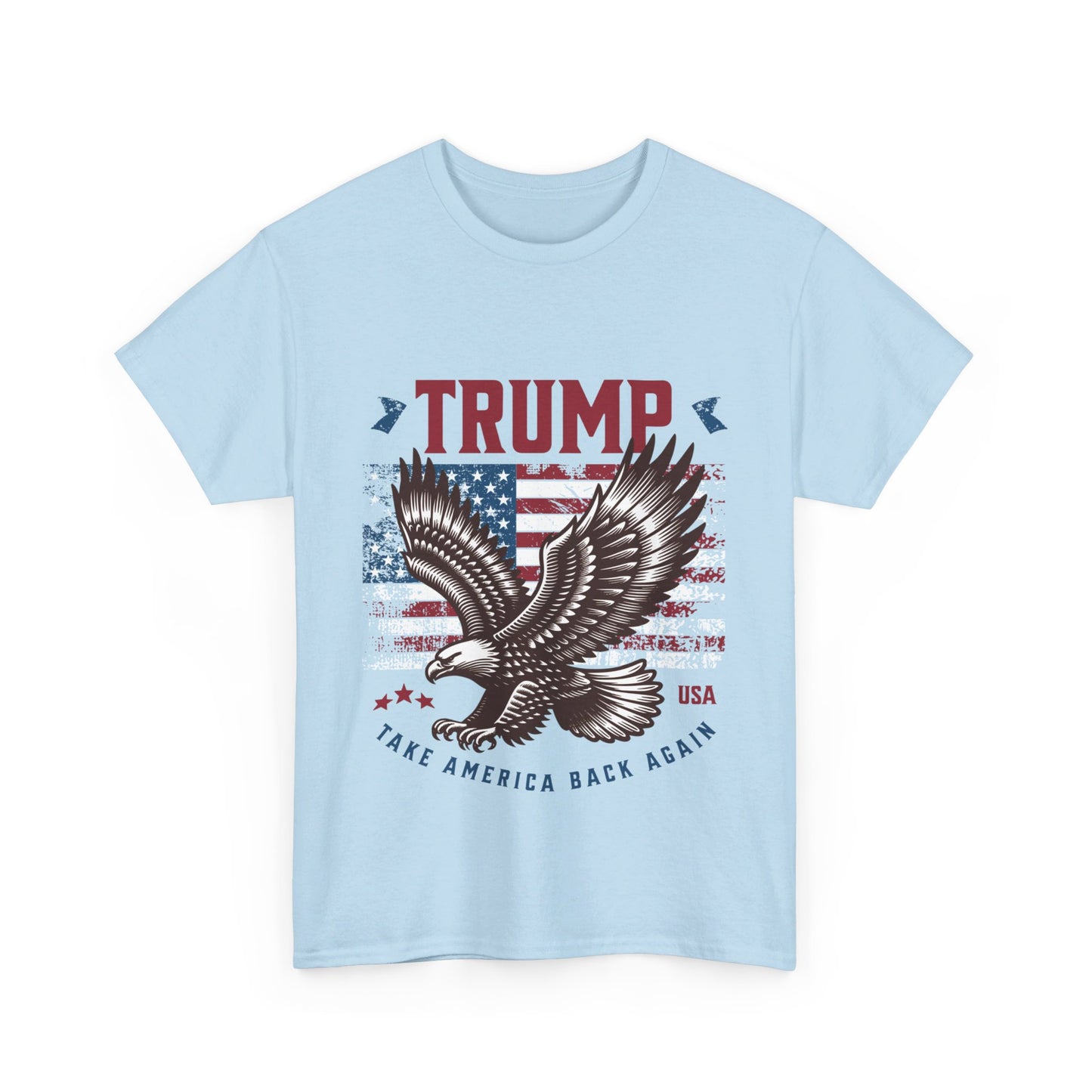 Trump MAGA Eagle Unisex Heavy Cotton Tee