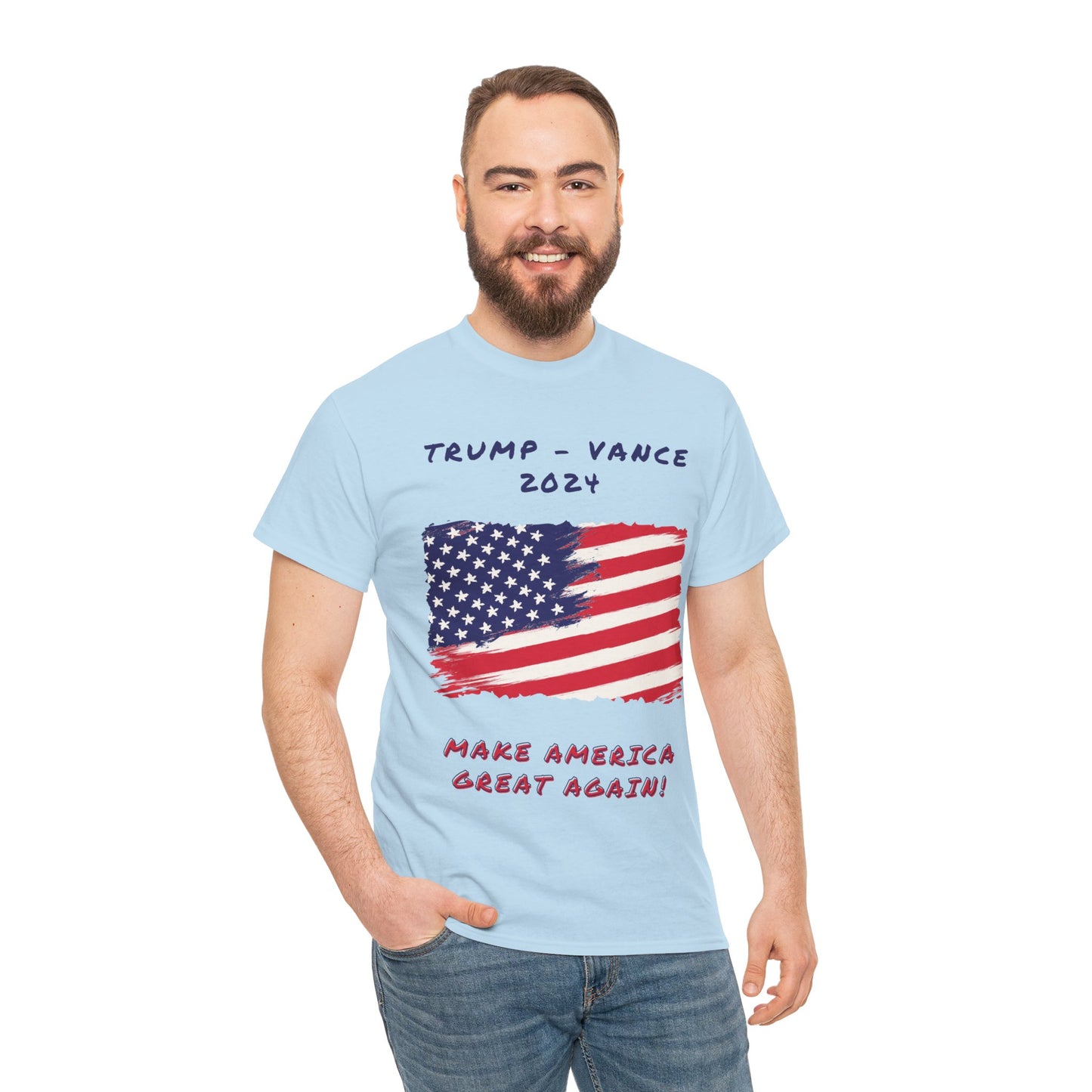 Trump Vance Unisex Heavy Cotton Tee