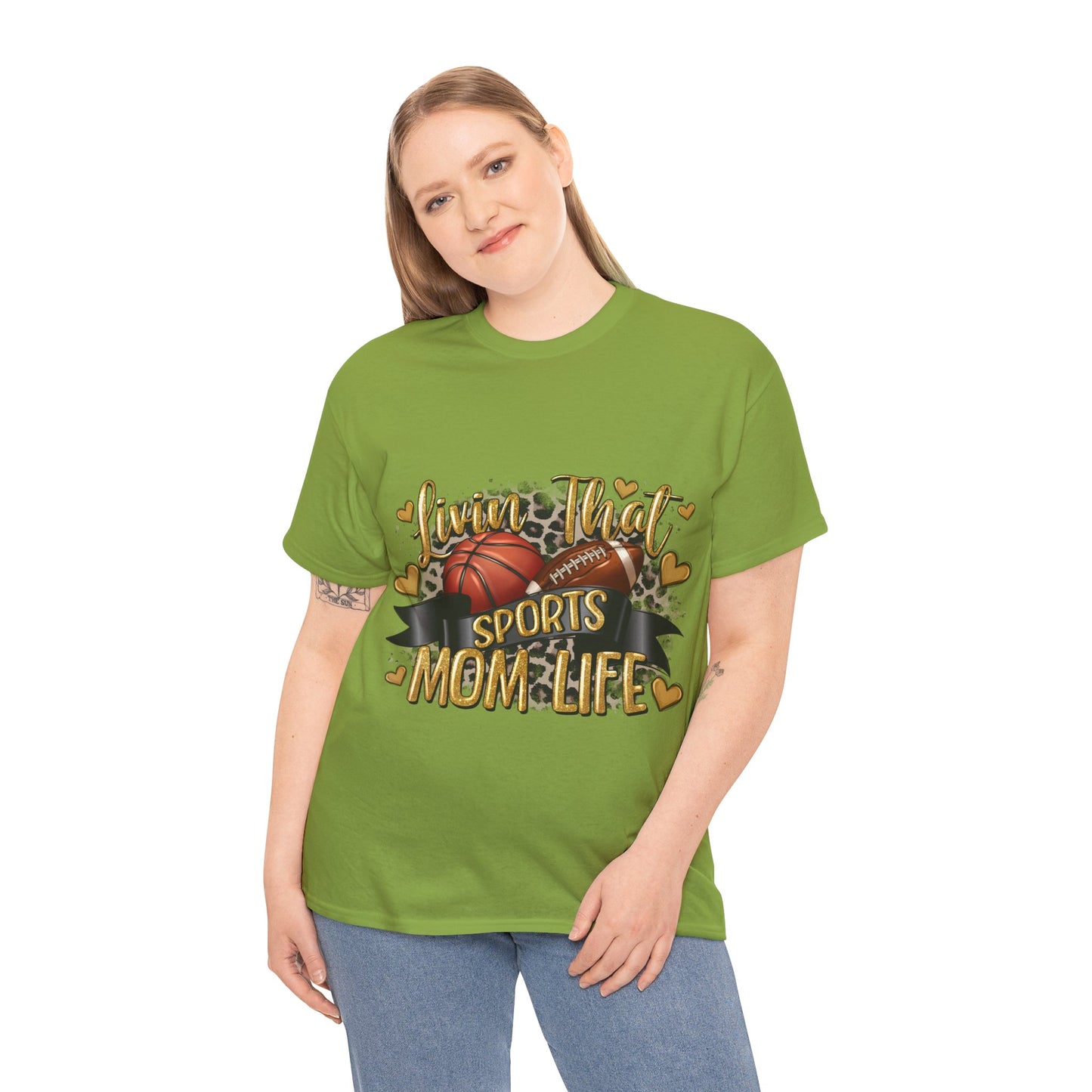 Sports Life Mom Unisex Heavy Cotton Tee