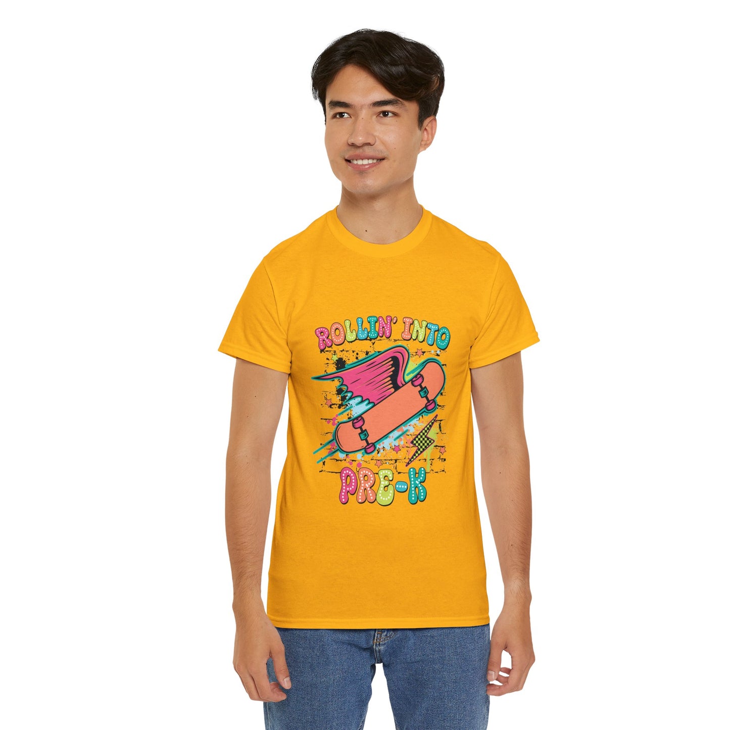 Rockin Into Pre K Unisex Heavy Cotton Tee