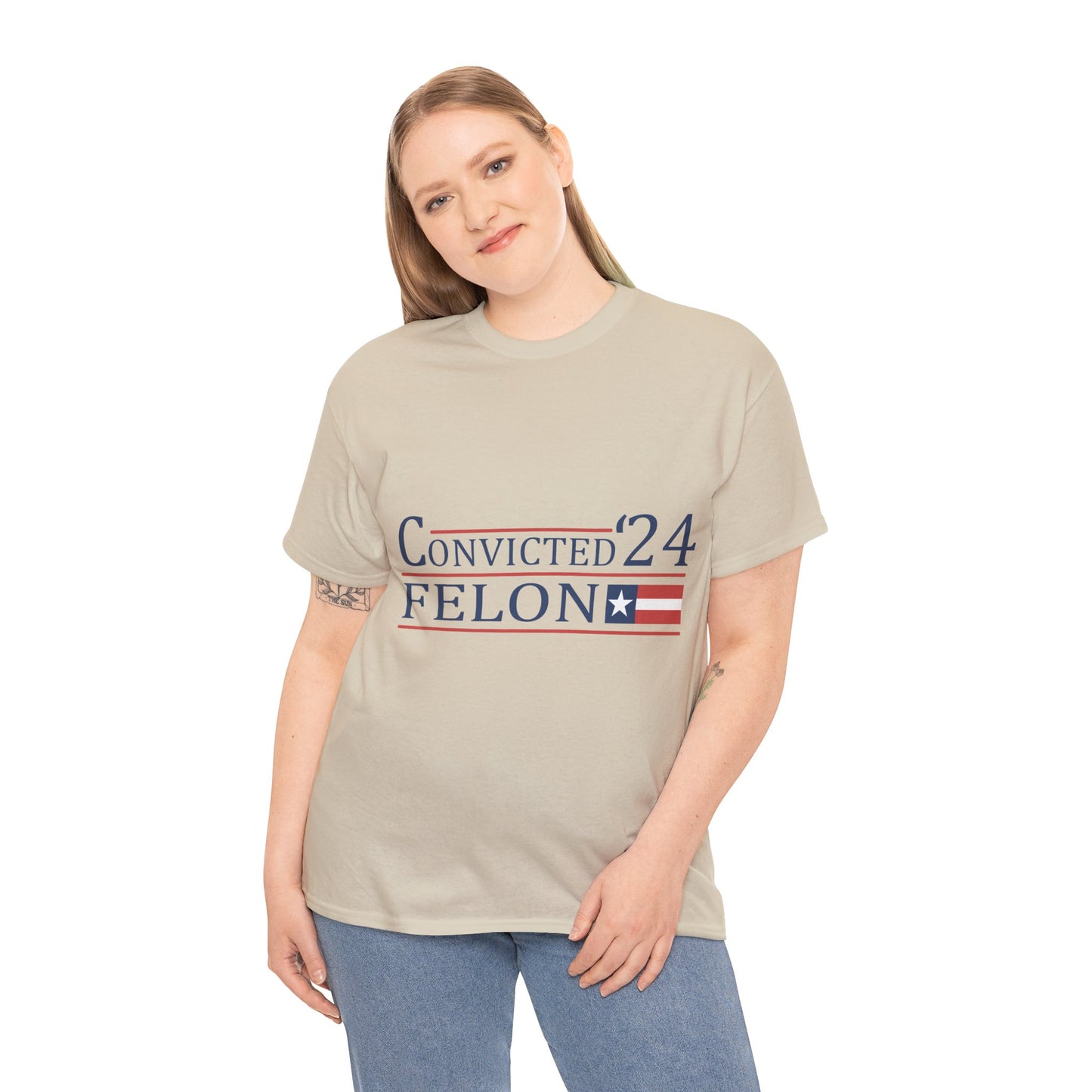 Convicted Felon Unisex Heavy Cotton Tee