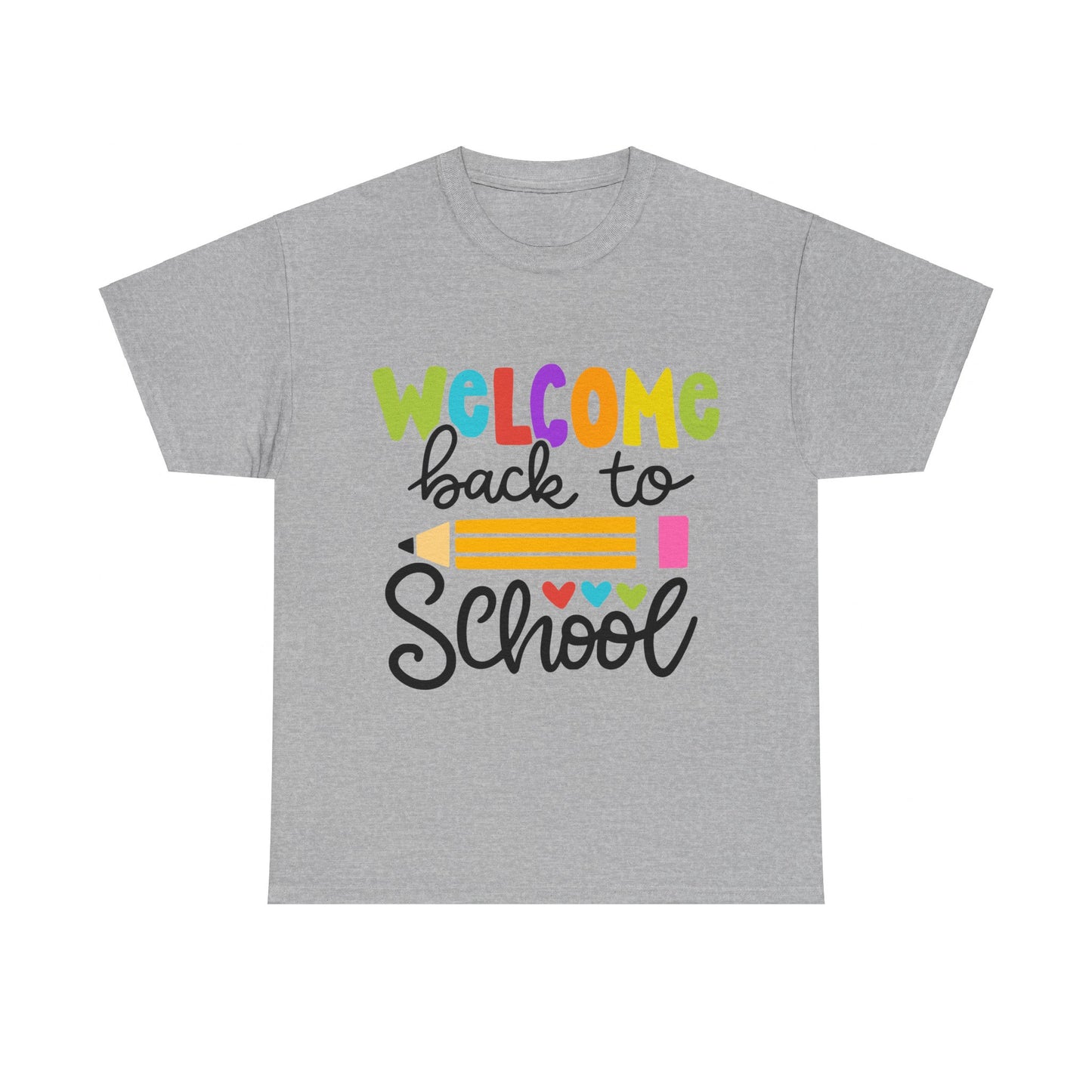 Welcome Back To School Unisex Heavy Cotton Tee