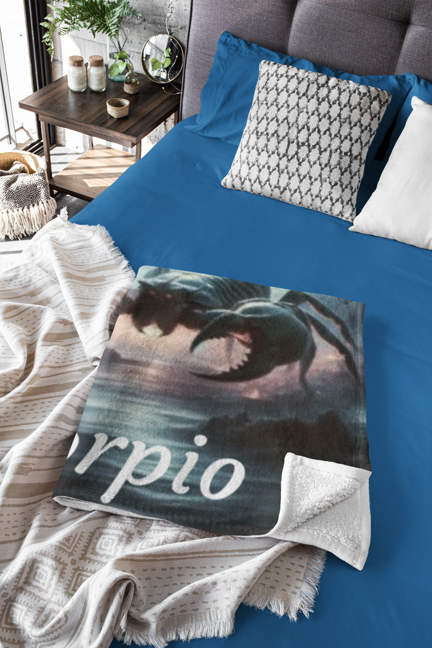 Scorpio Zodiac Sign Velveteen Plush Blanket