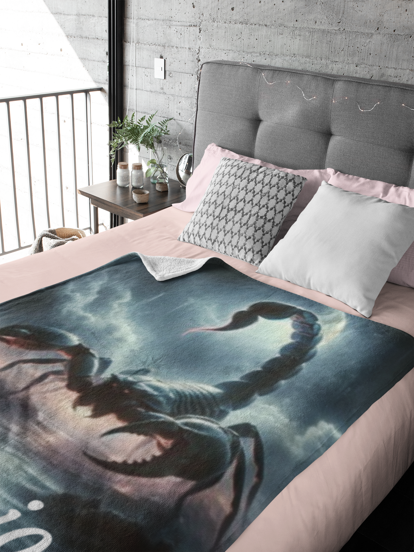 Scorpio Zodiac Sign Velveteen Plush Blanket