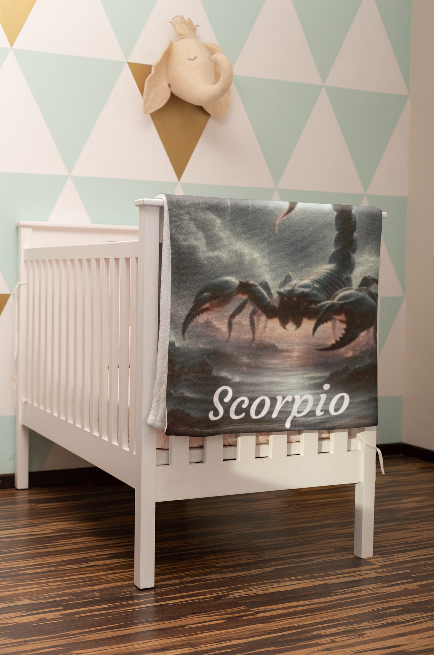 Scorpio Zodiac Sign Velveteen Plush Blanket