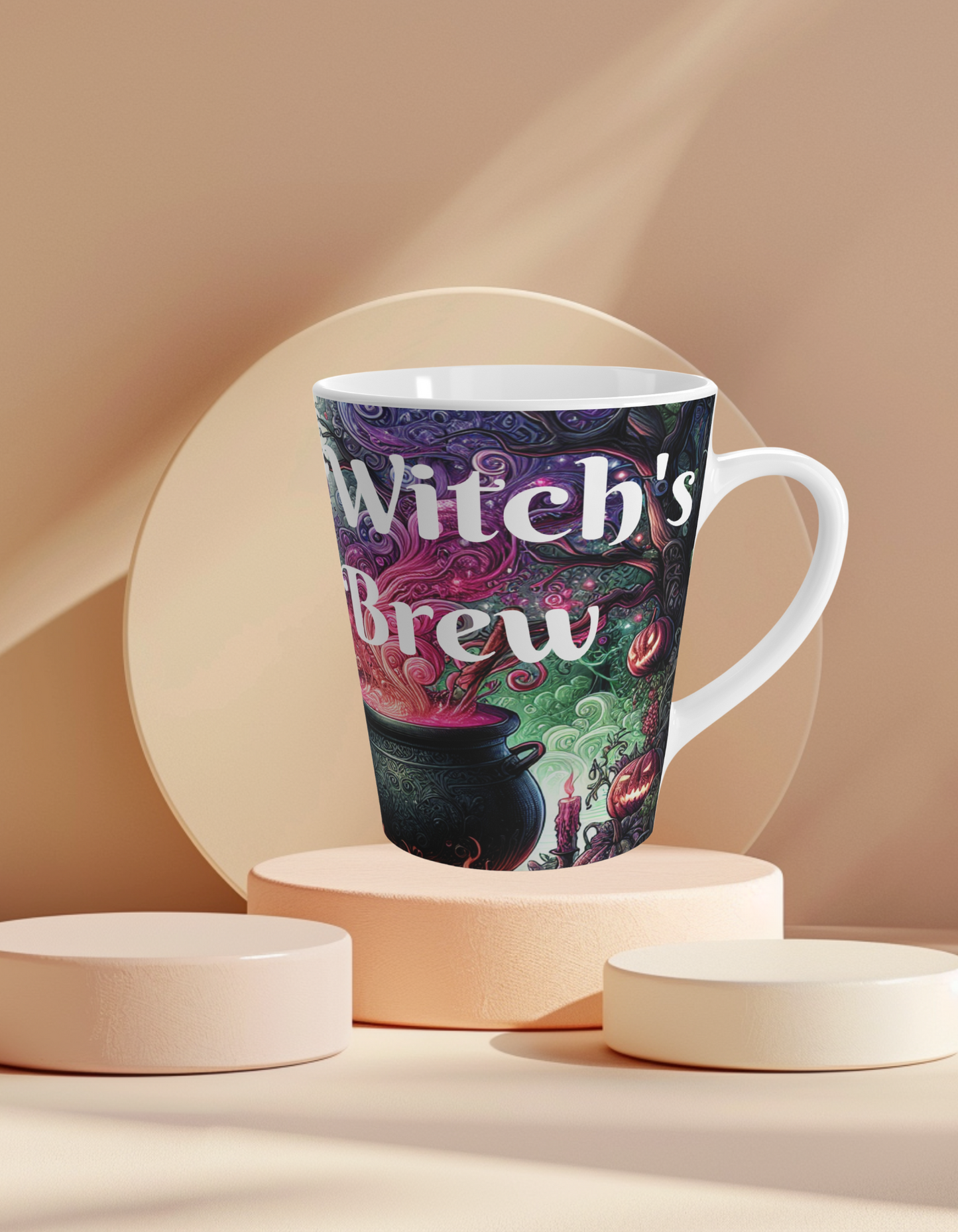 Witch's Brew Halloween Latte Mug