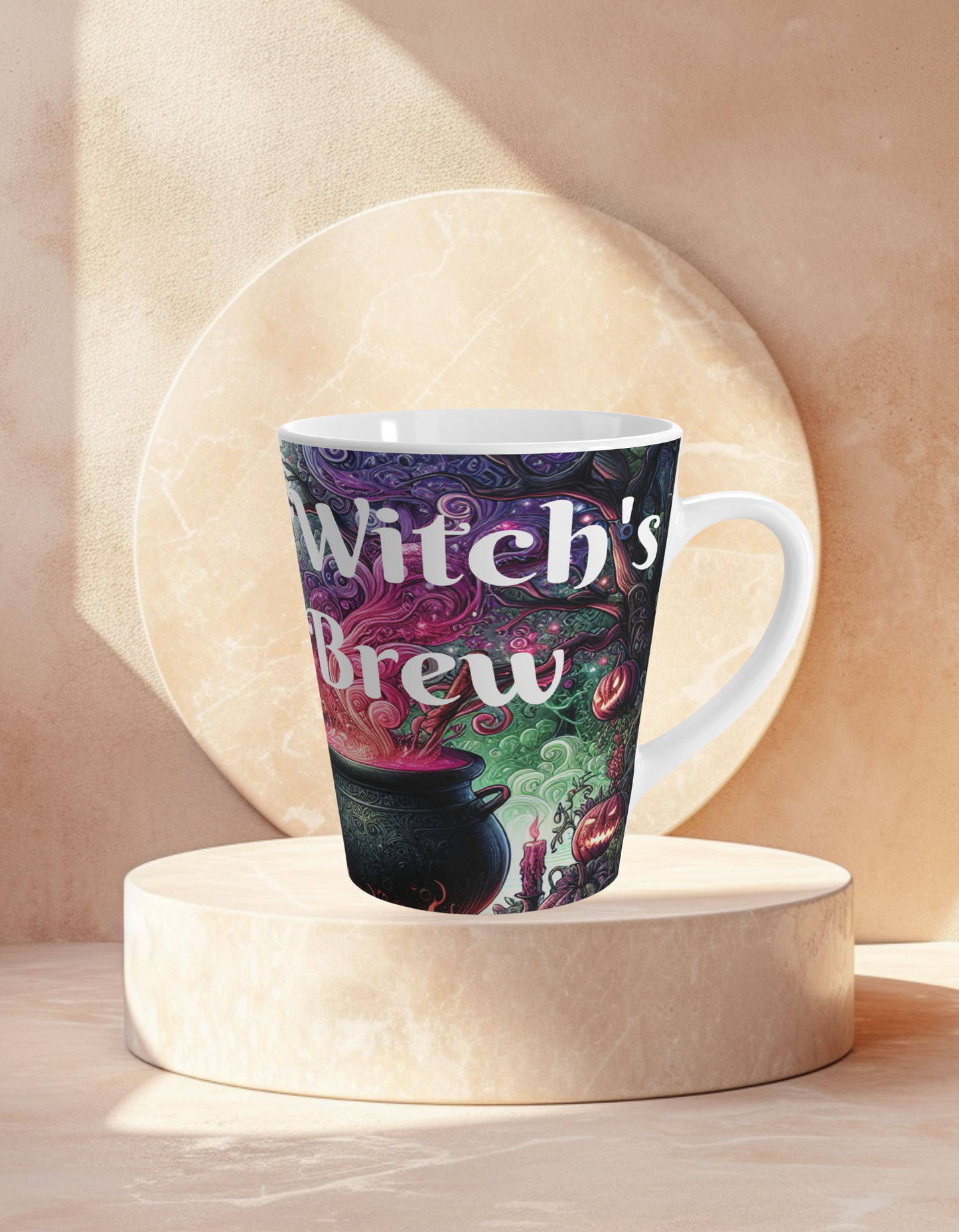 Witch's Brew Halloween Latte Mug