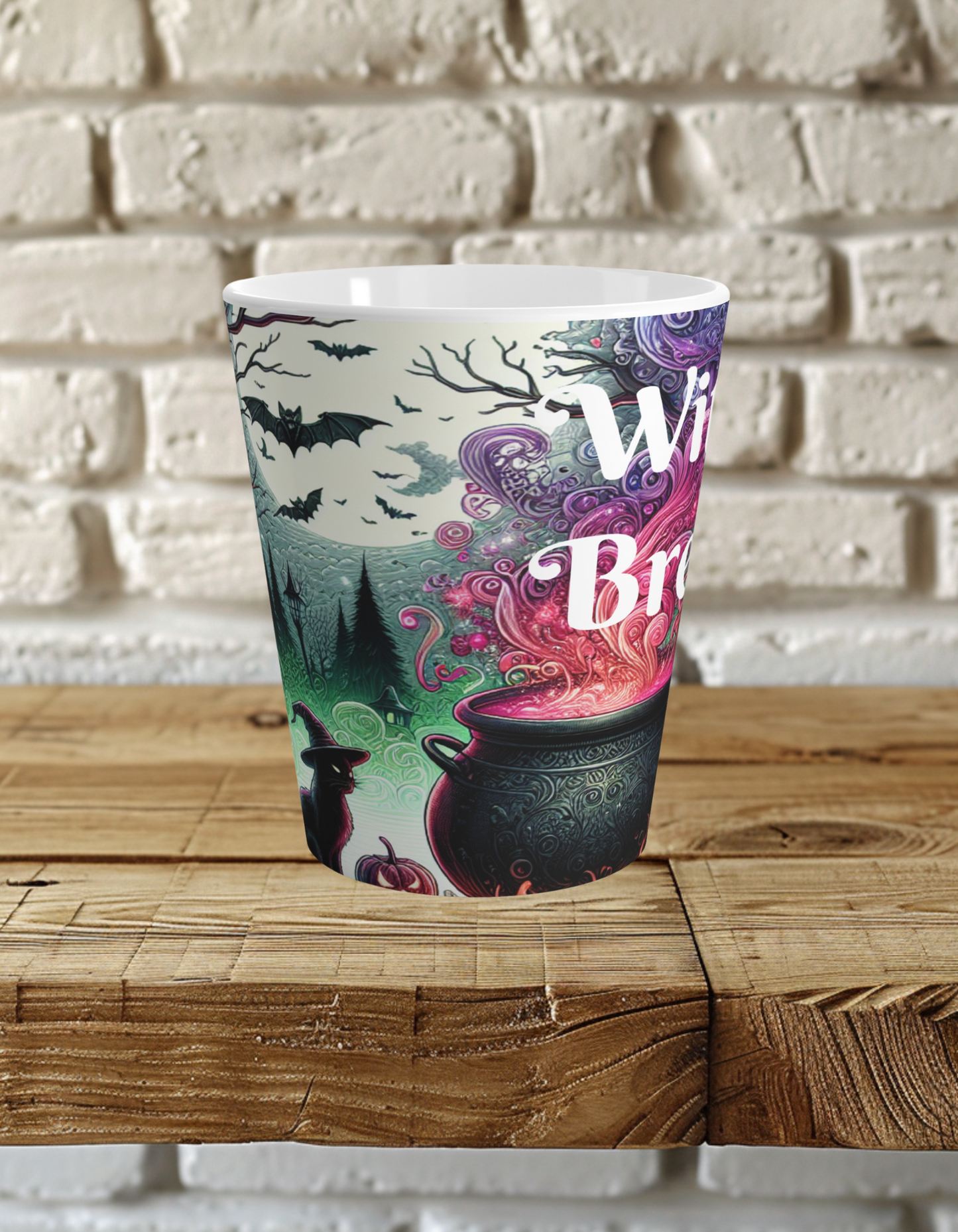 Witch's Brew Halloween Latte Mug