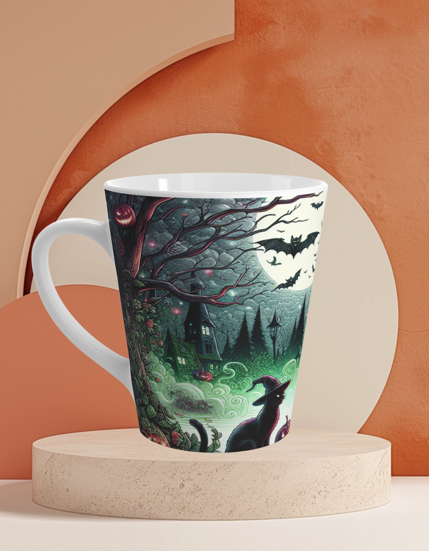 Witch's Brew Halloween Latte Mug