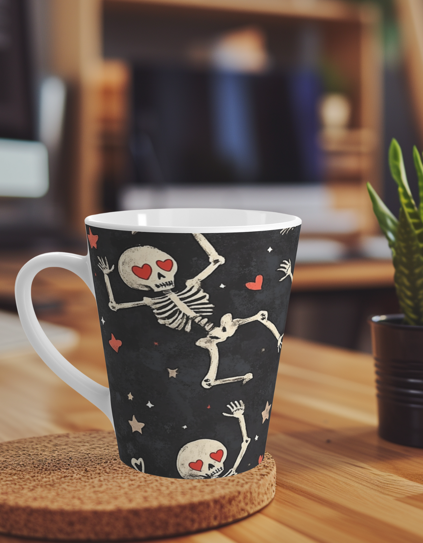 Skeleton Latte Mug