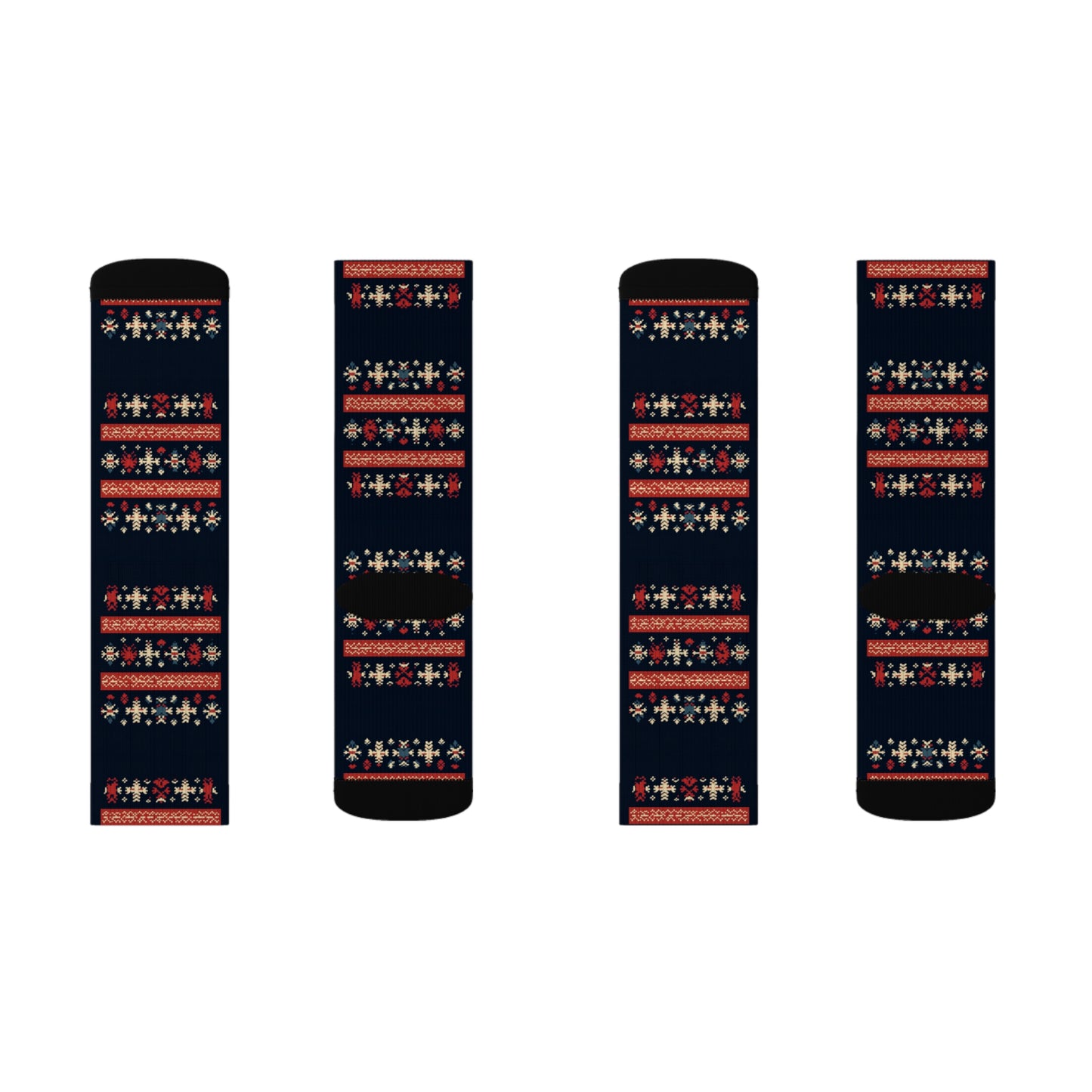 Ugly Sweater Collection 7 Sublimation Socks