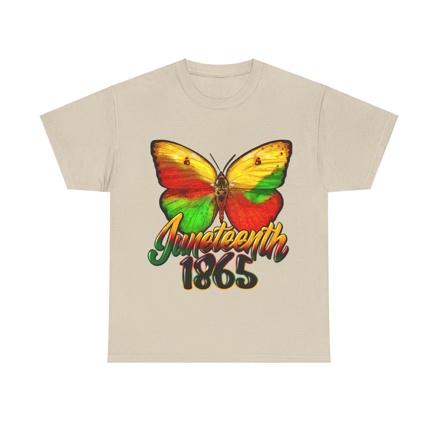 Juneteenth Butterfly Unisex Heavy Cotton Tee