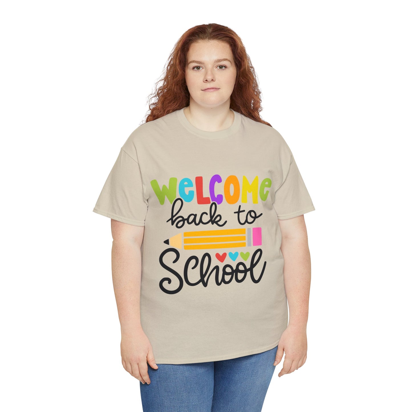 Welcome Back To School Unisex Heavy Cotton Tee