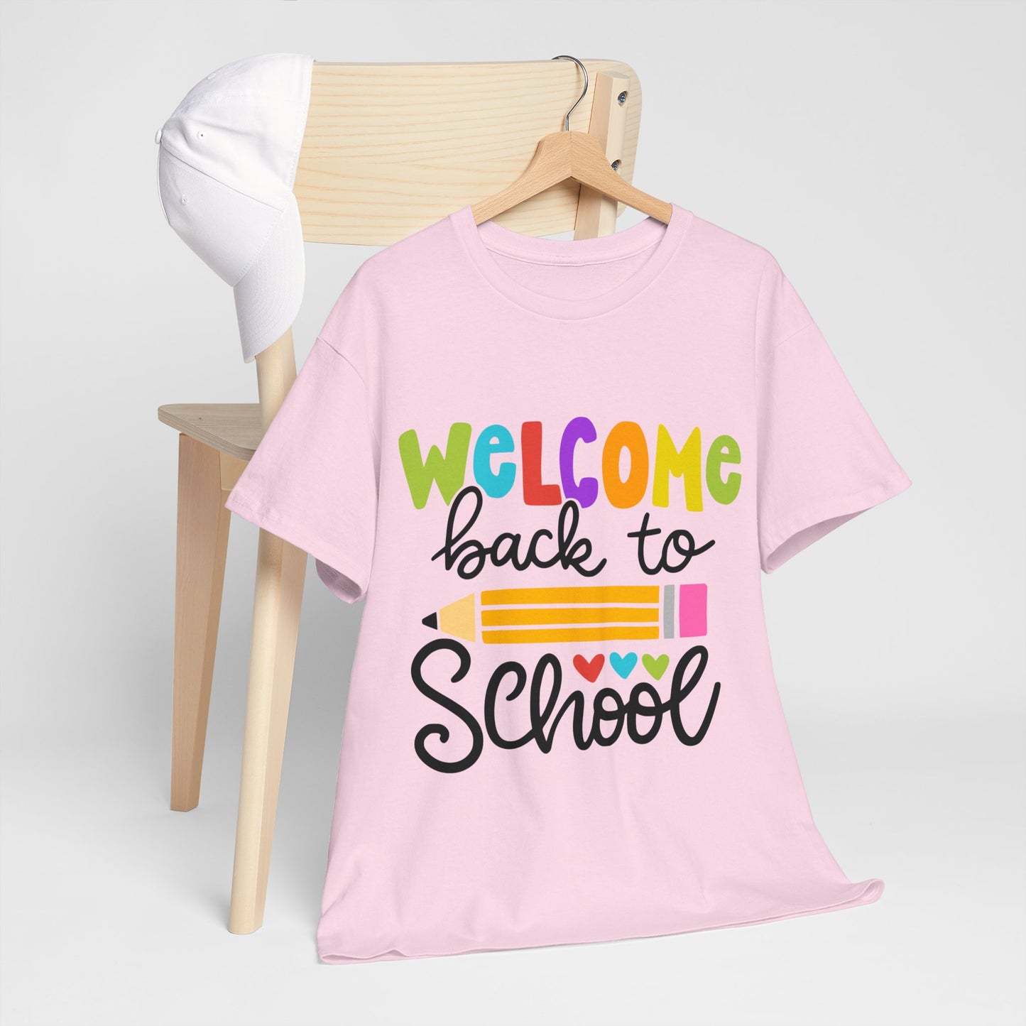 Welcome Back To School Unisex Heavy Cotton Tee