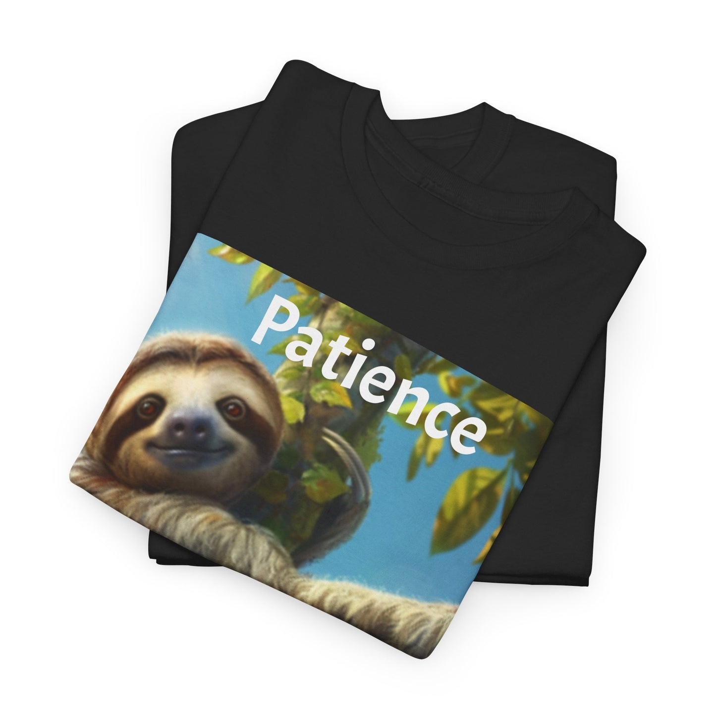 Sloth Patience Unisex Heavy Cotton Tee