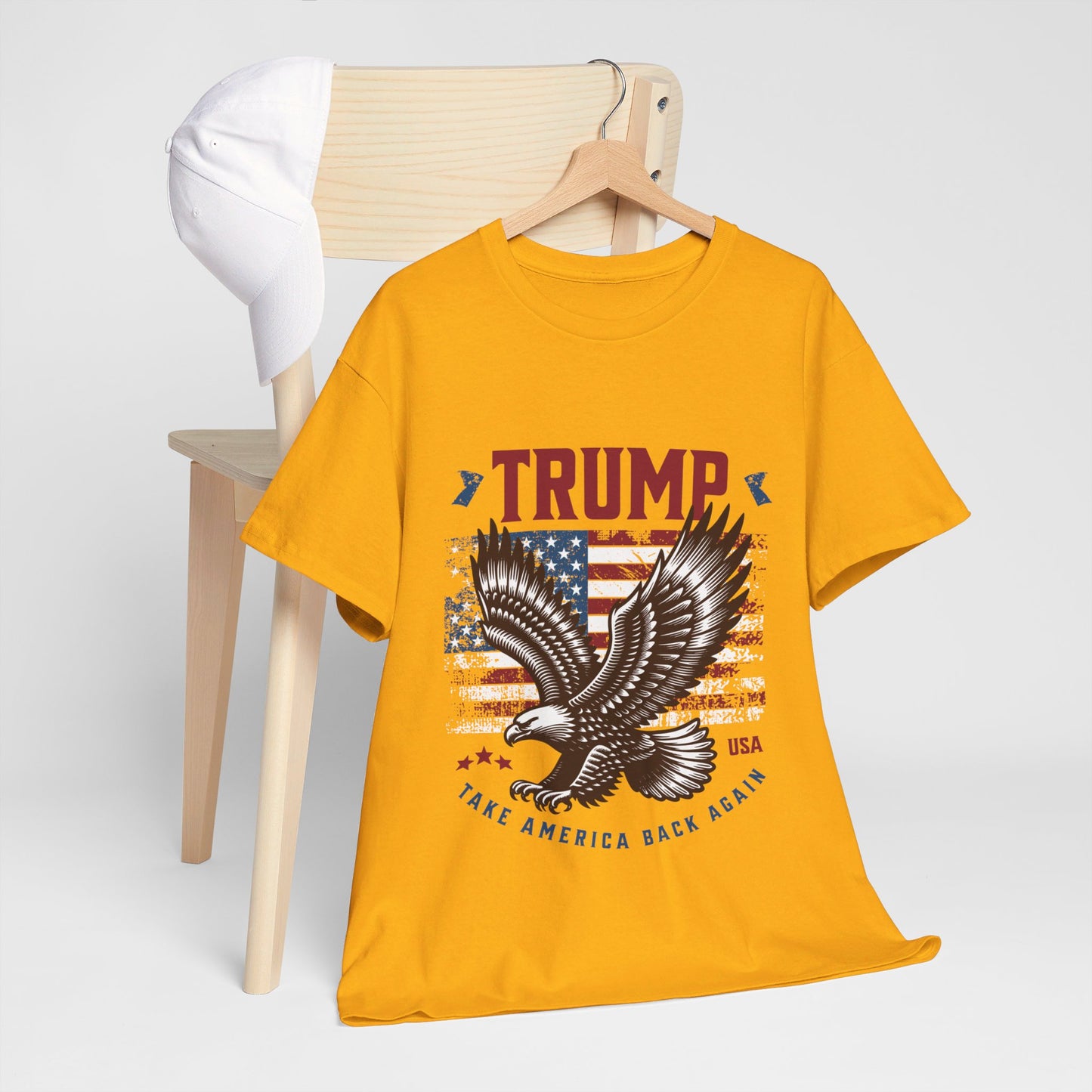 Trump MAGA Eagle Unisex Heavy Cotton Tee