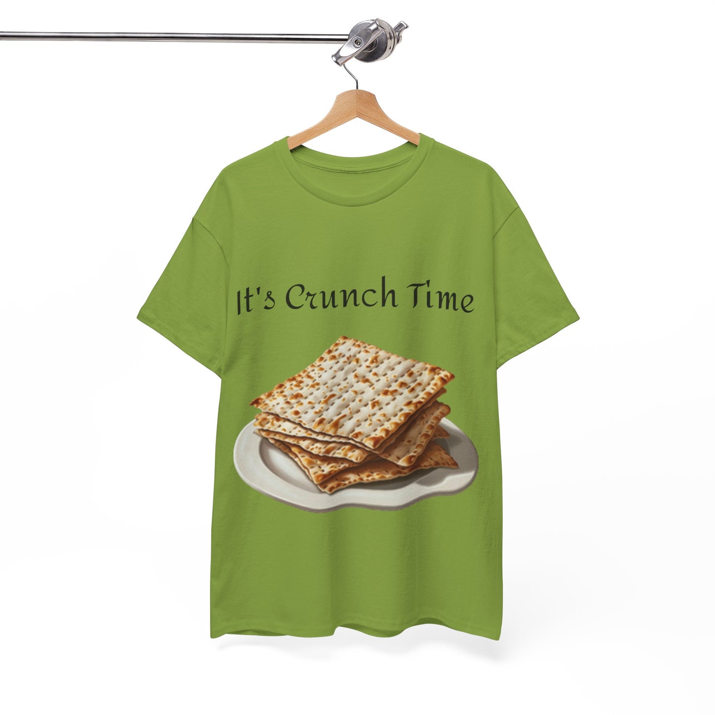 It's Crunch Time Matza Unisex Heavy Cotton Tee