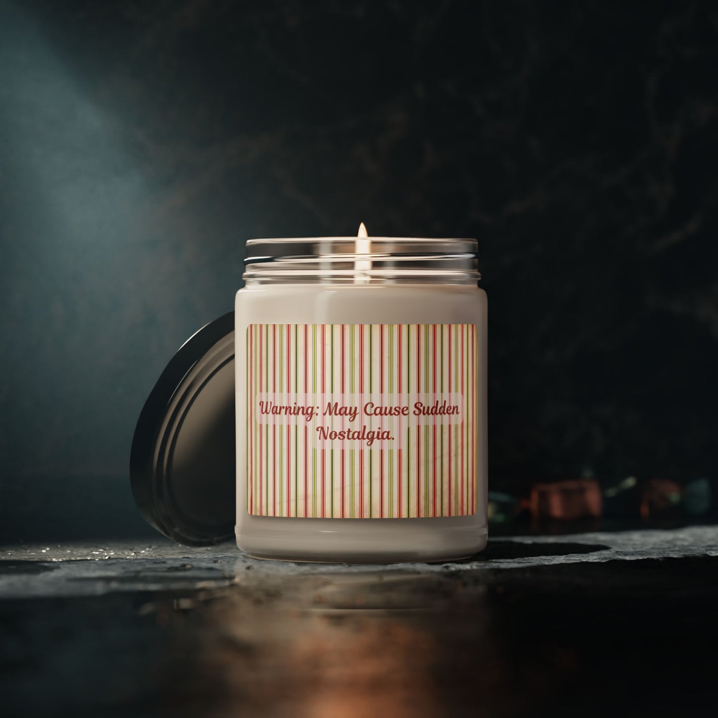 Warning: May Cause Sudden Nostalgia Scented Soy Candle, 9oz