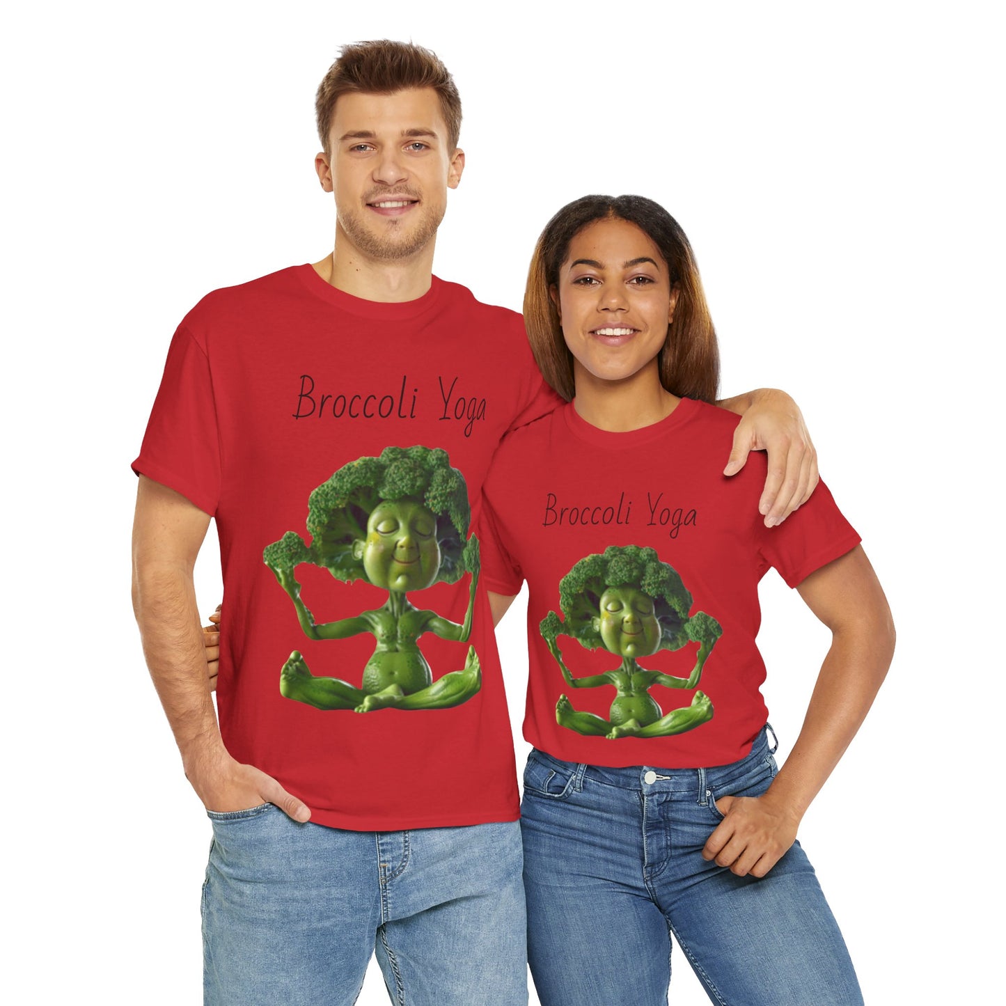 Broccoli Yoga Unisex Heavy Cotton Tee