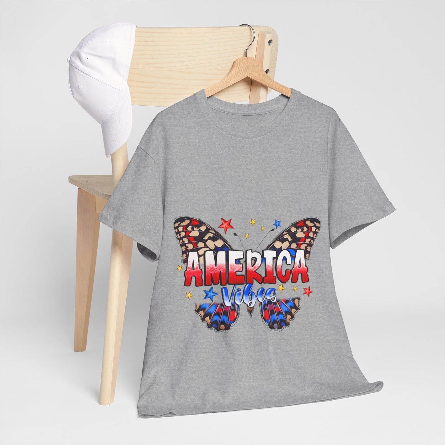 America Vibes Unisex Heavy Cotton Tee