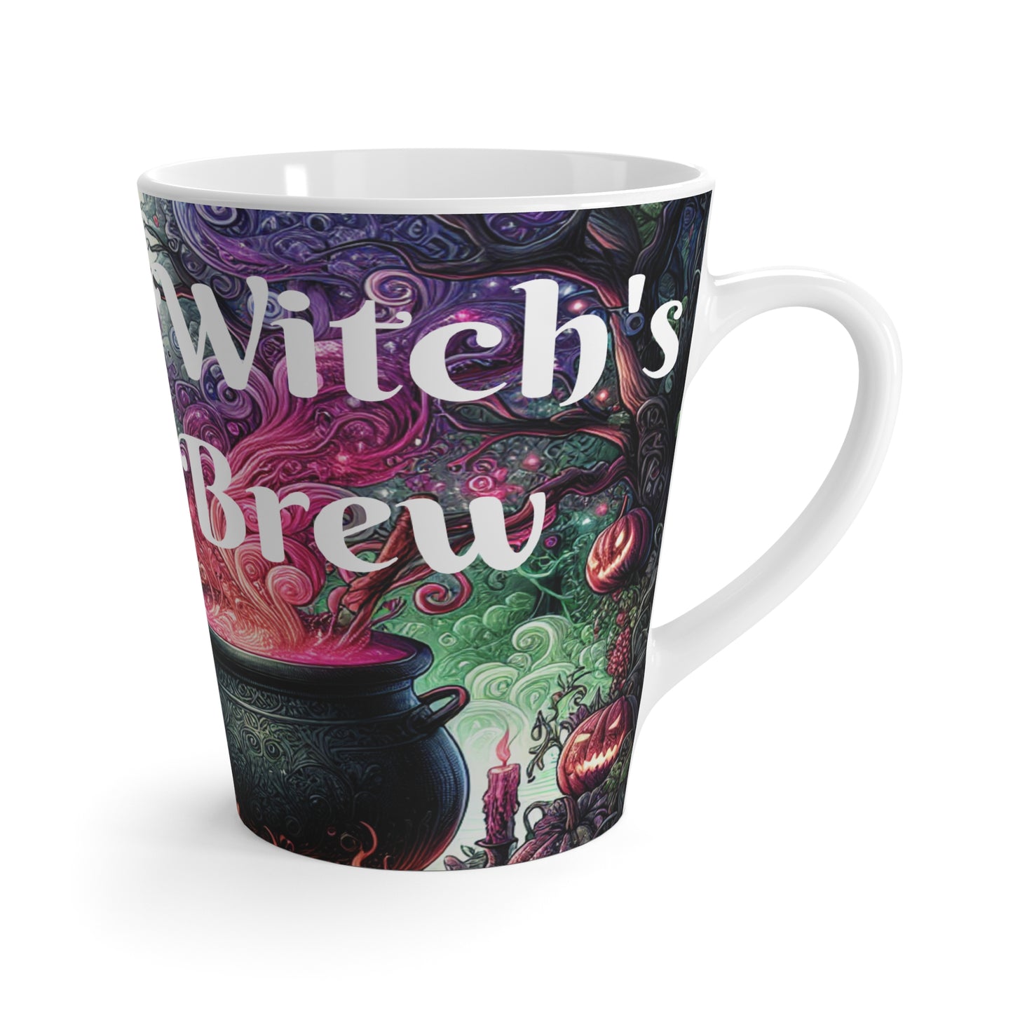 Witch's Brew Halloween Latte Mug