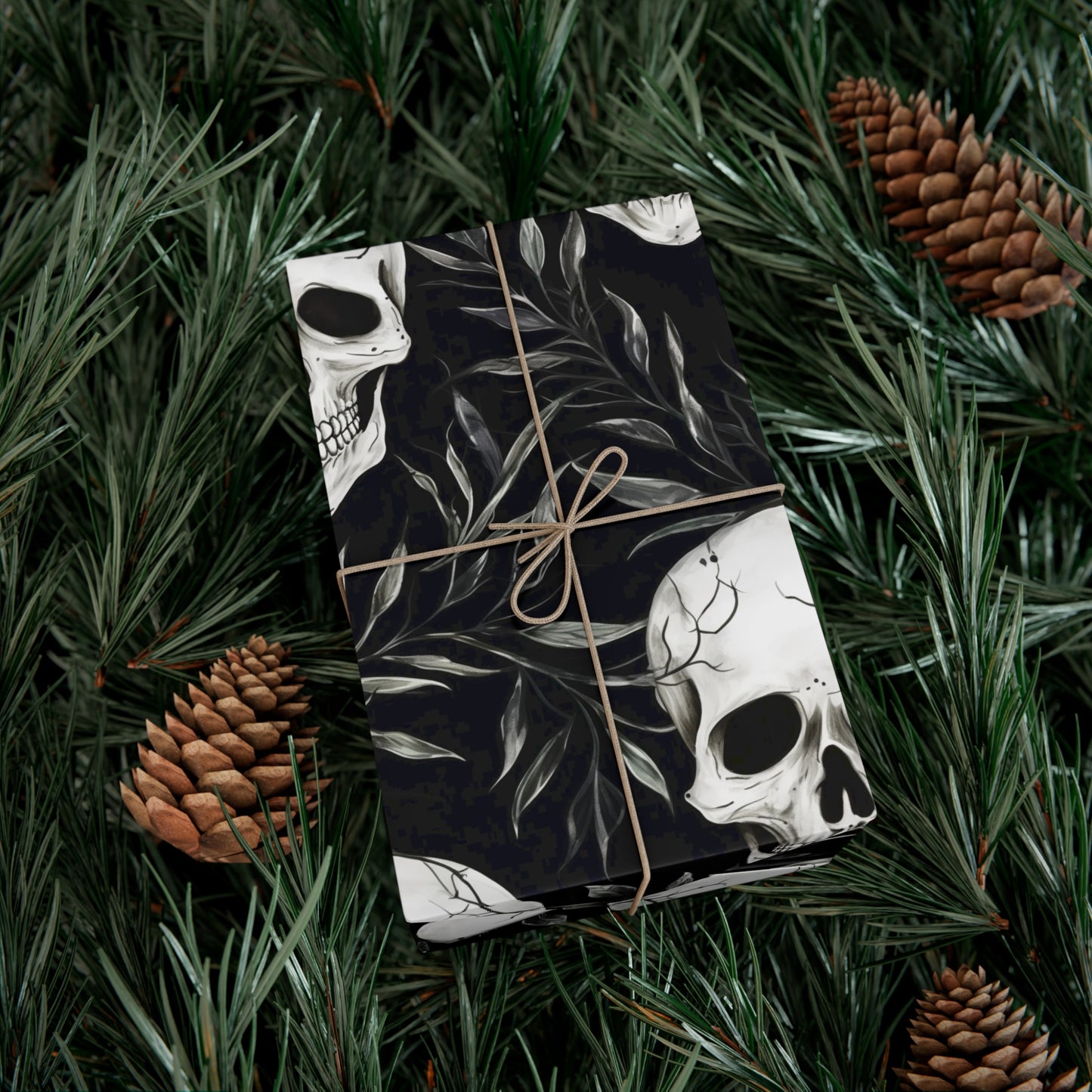 Skull Head Gift Wrap Papers