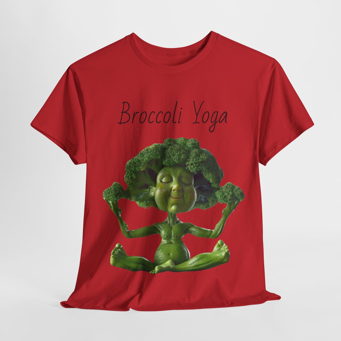 Broccoli Yoga Unisex Heavy Cotton Tee