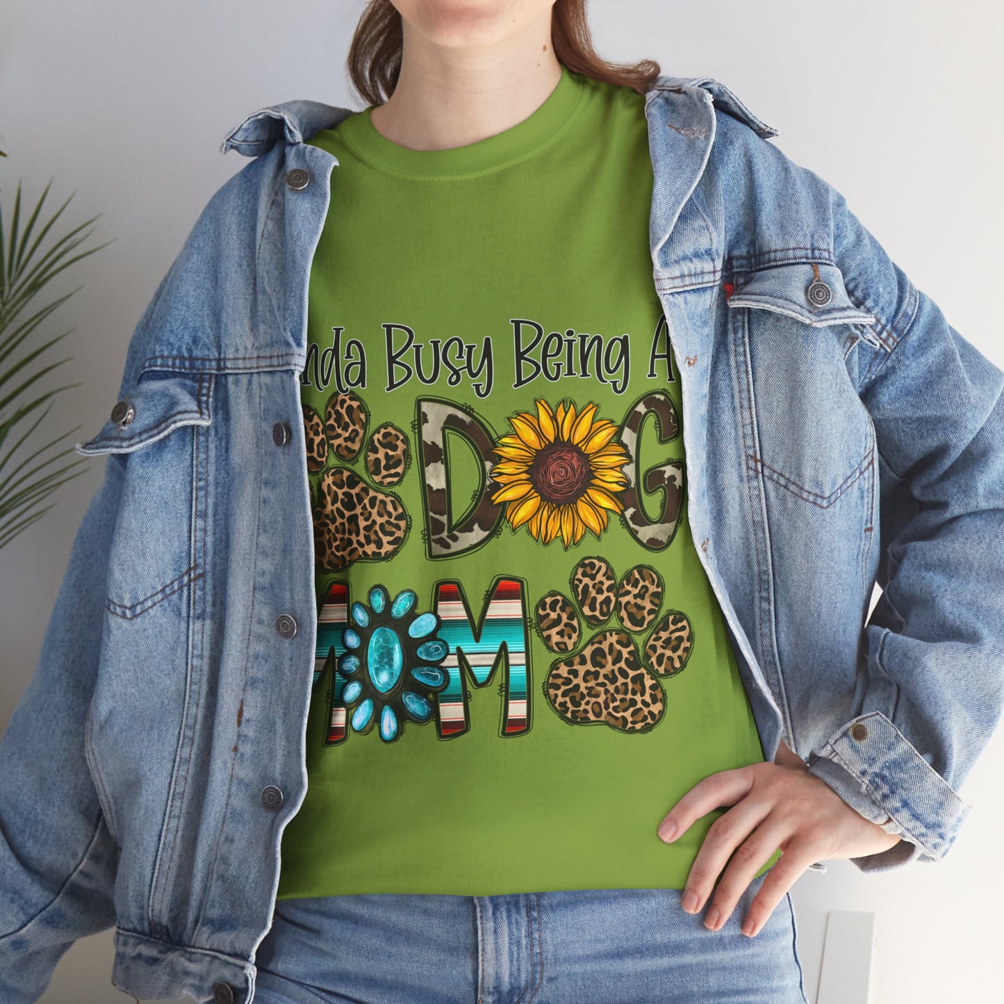 Busy Dog Mom Unisex Heavy Cotton Tee