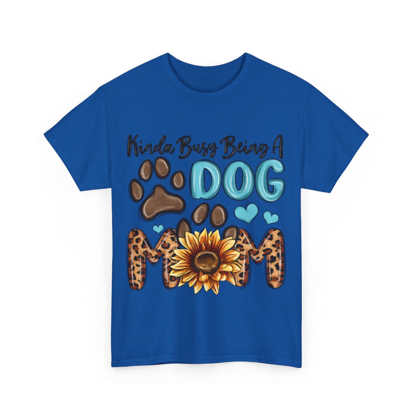 Busy Being A Dog Mom Unisex Heavy Cotton Tee