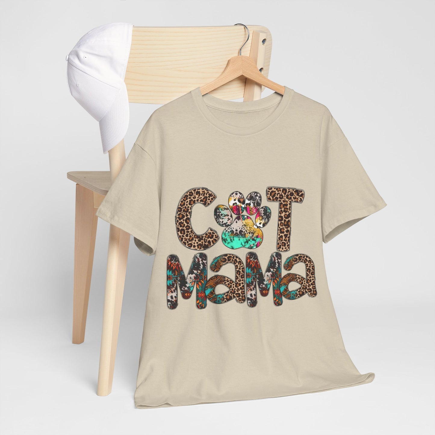 Cat Mama2 Unisex Heavy Cotton Tee