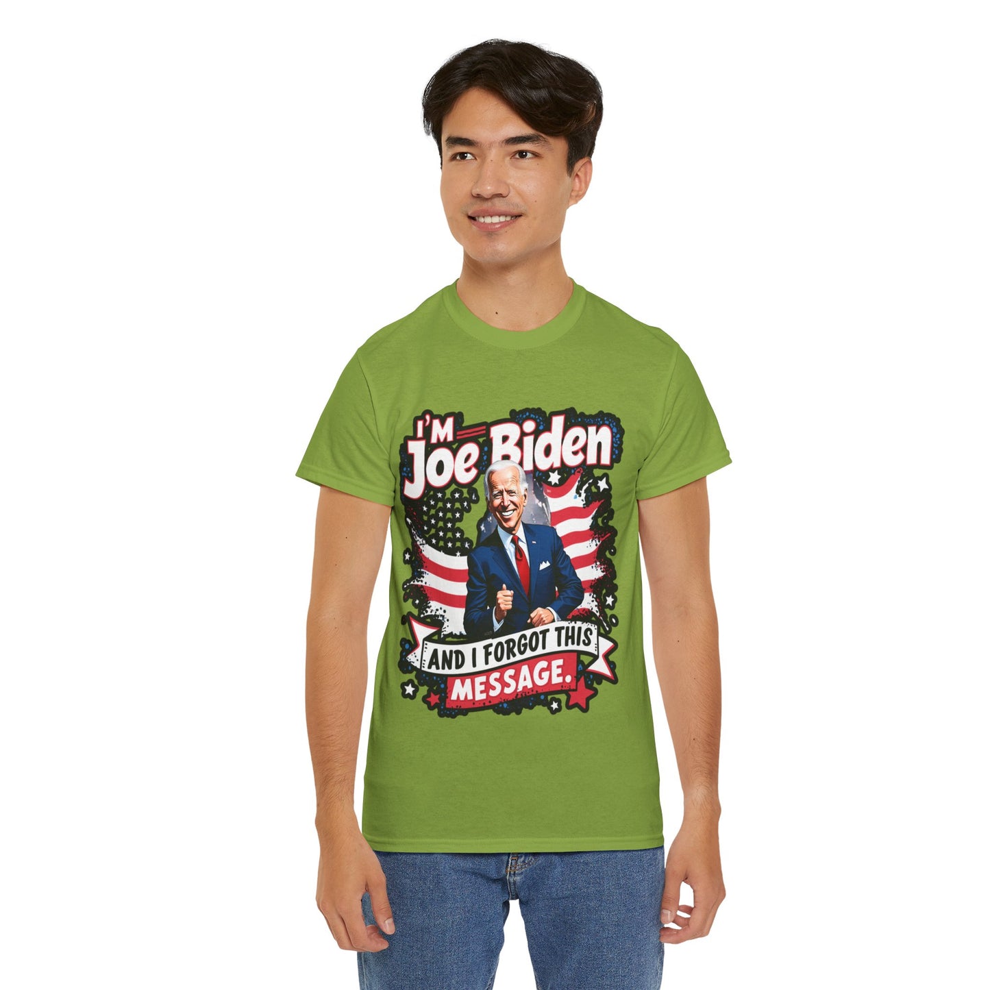 Biden I Forgot Unisex Heavy Cotton Tee