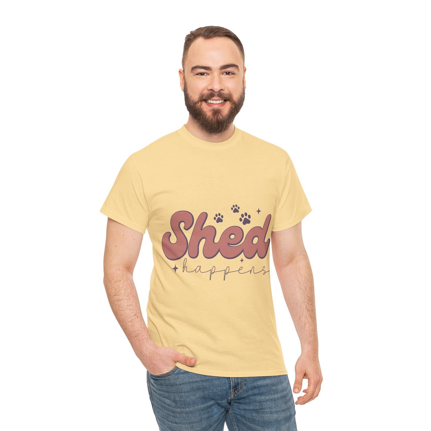 Shed Happens Unisex Heavy Cotton Tee