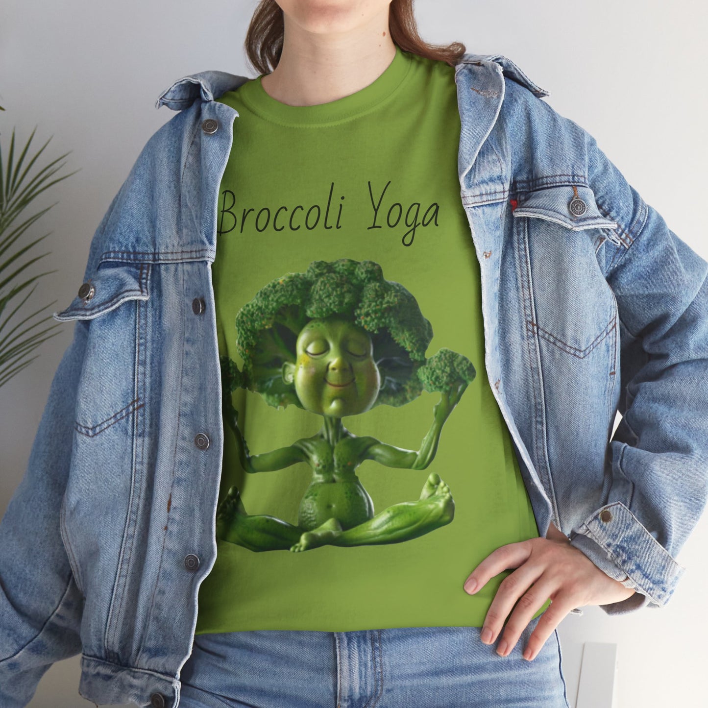 Broccoli Yoga Unisex Heavy Cotton Tee