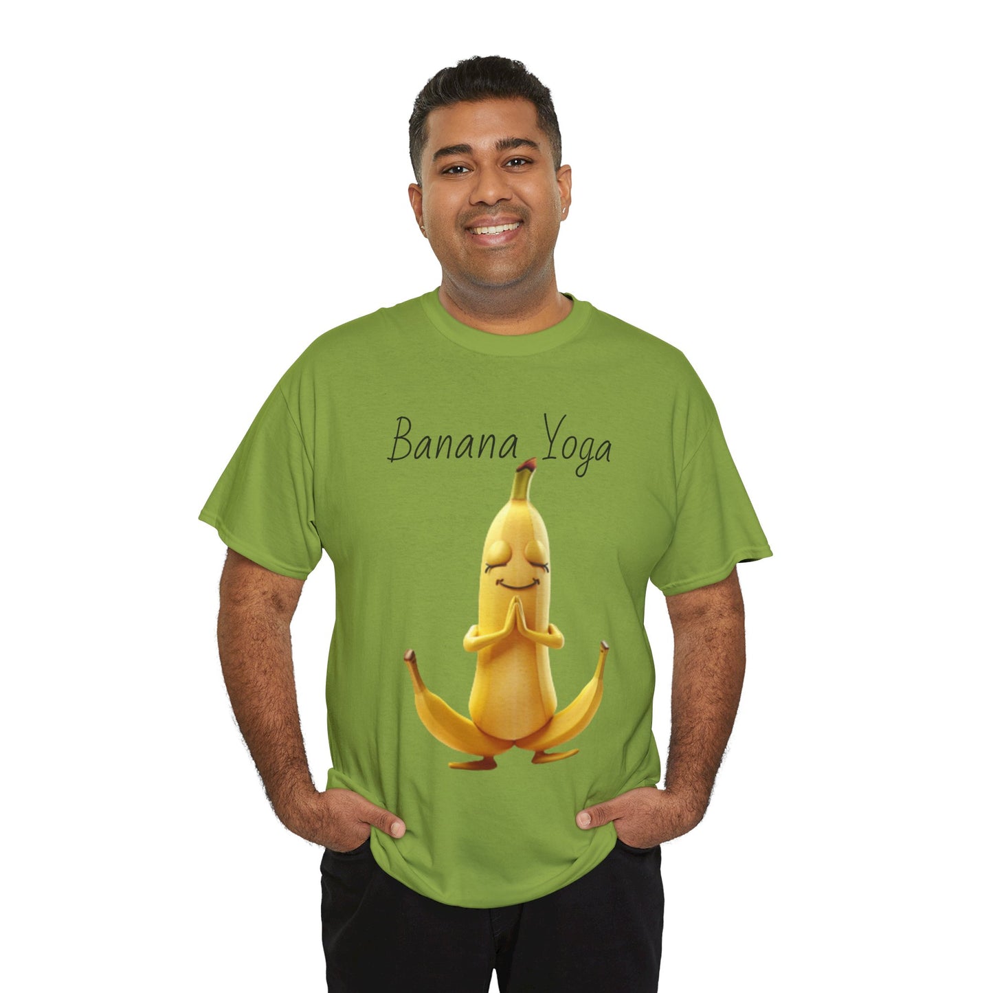 Banana Yoga Unisex Heavy Cotton Tee