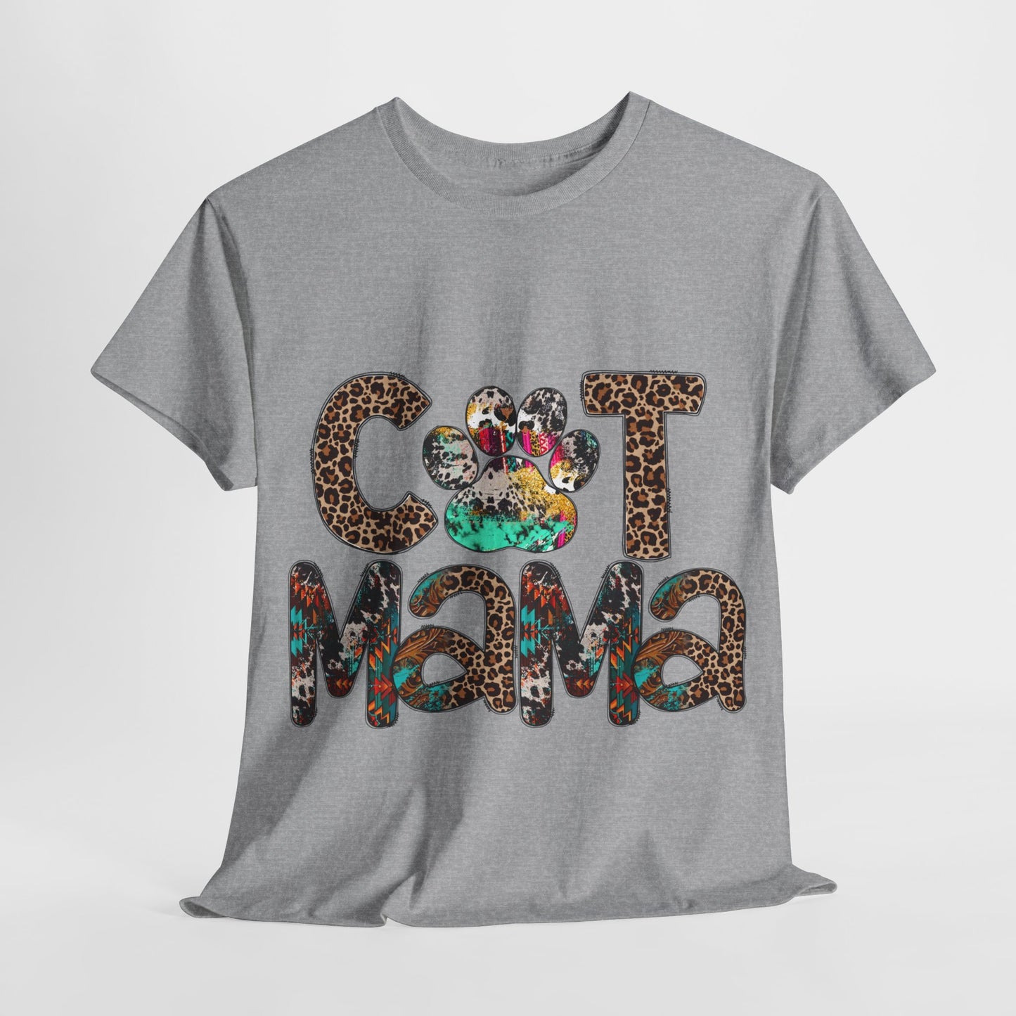 Cat Mama2 Unisex Heavy Cotton Tee