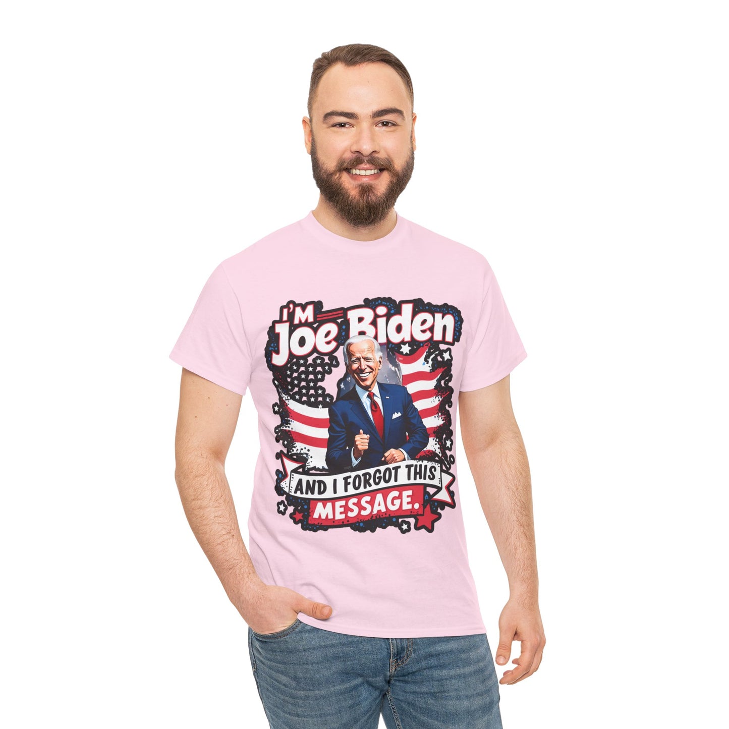 Biden I Forgot Unisex Heavy Cotton Tee