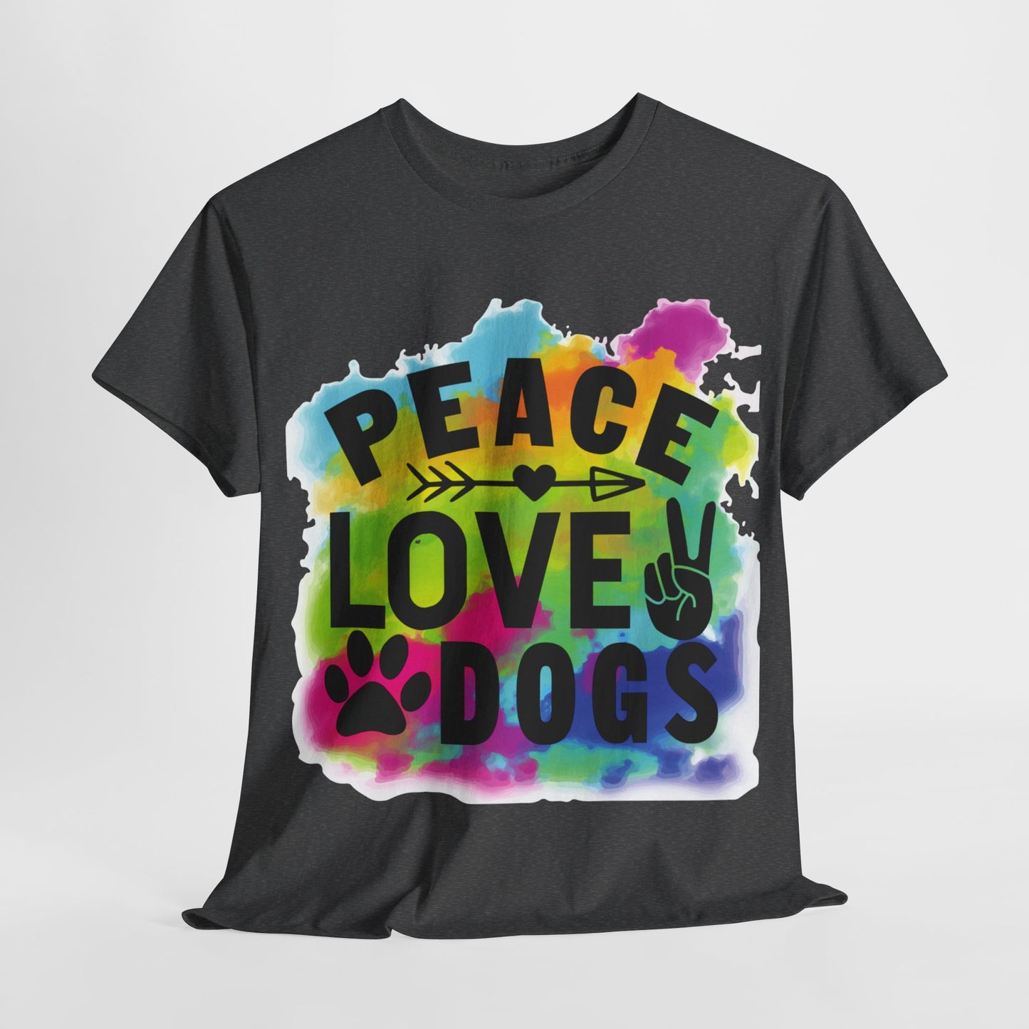 Peace Love Dogs Unisex Heavy Cotton Tee