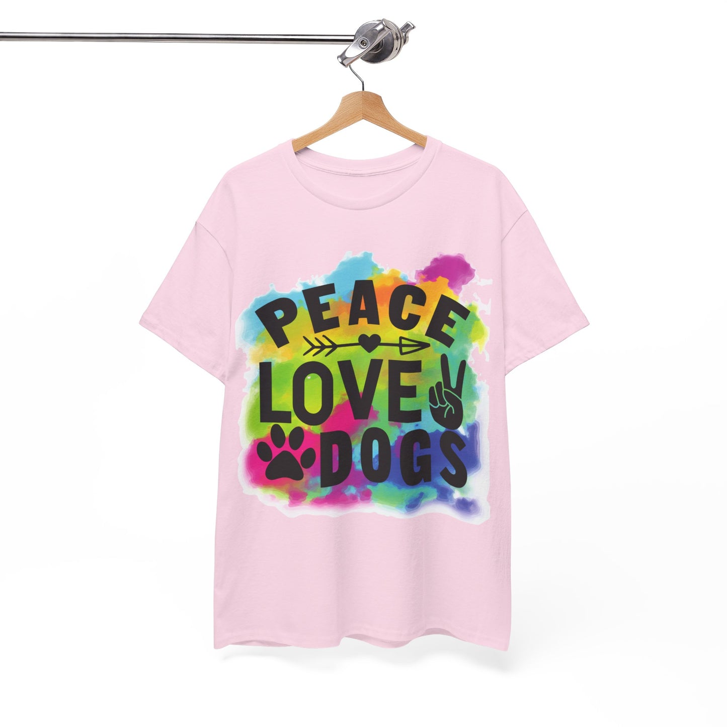 Peace Love Dogs Unisex Heavy Cotton Tee