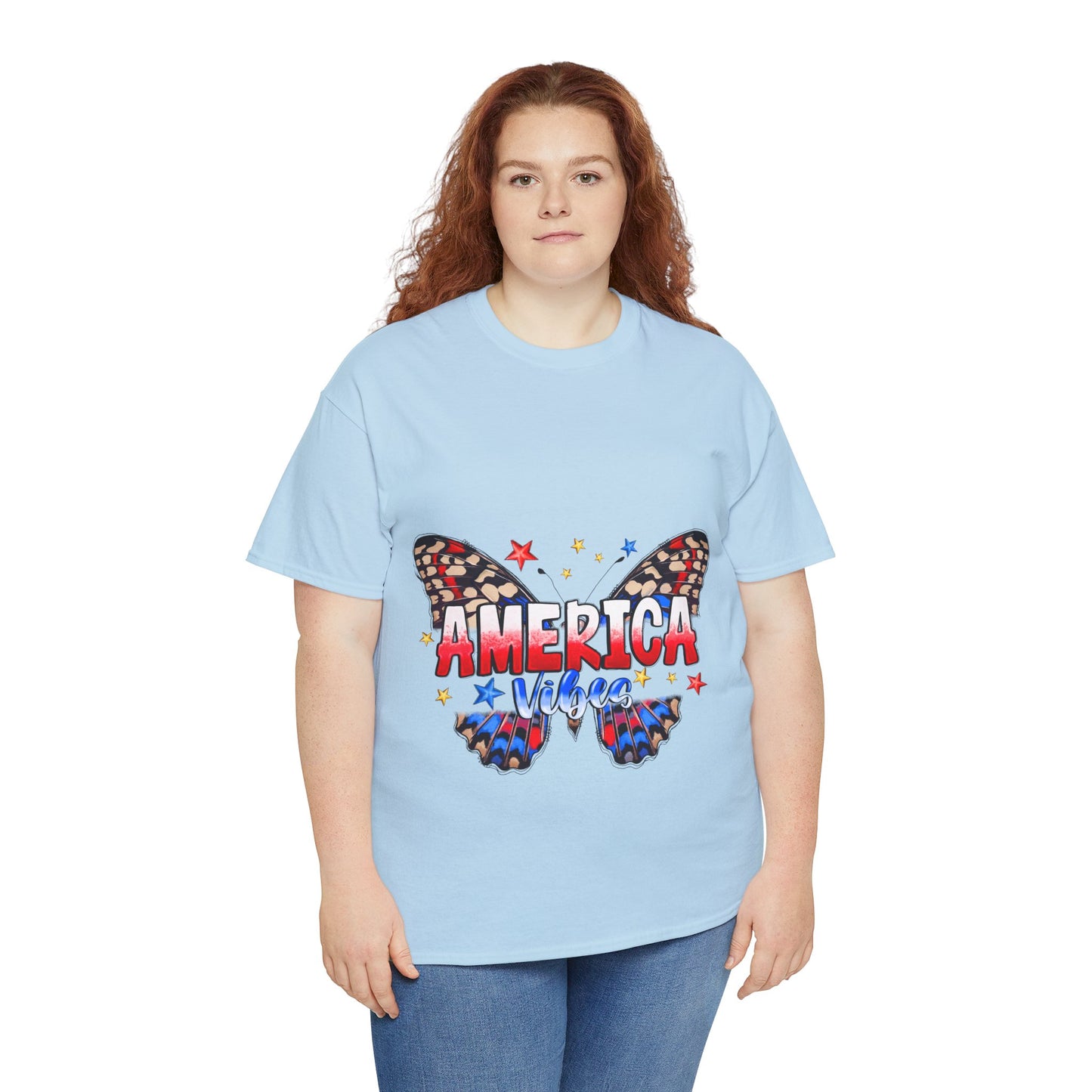 America Vibes Unisex Heavy Cotton Tee