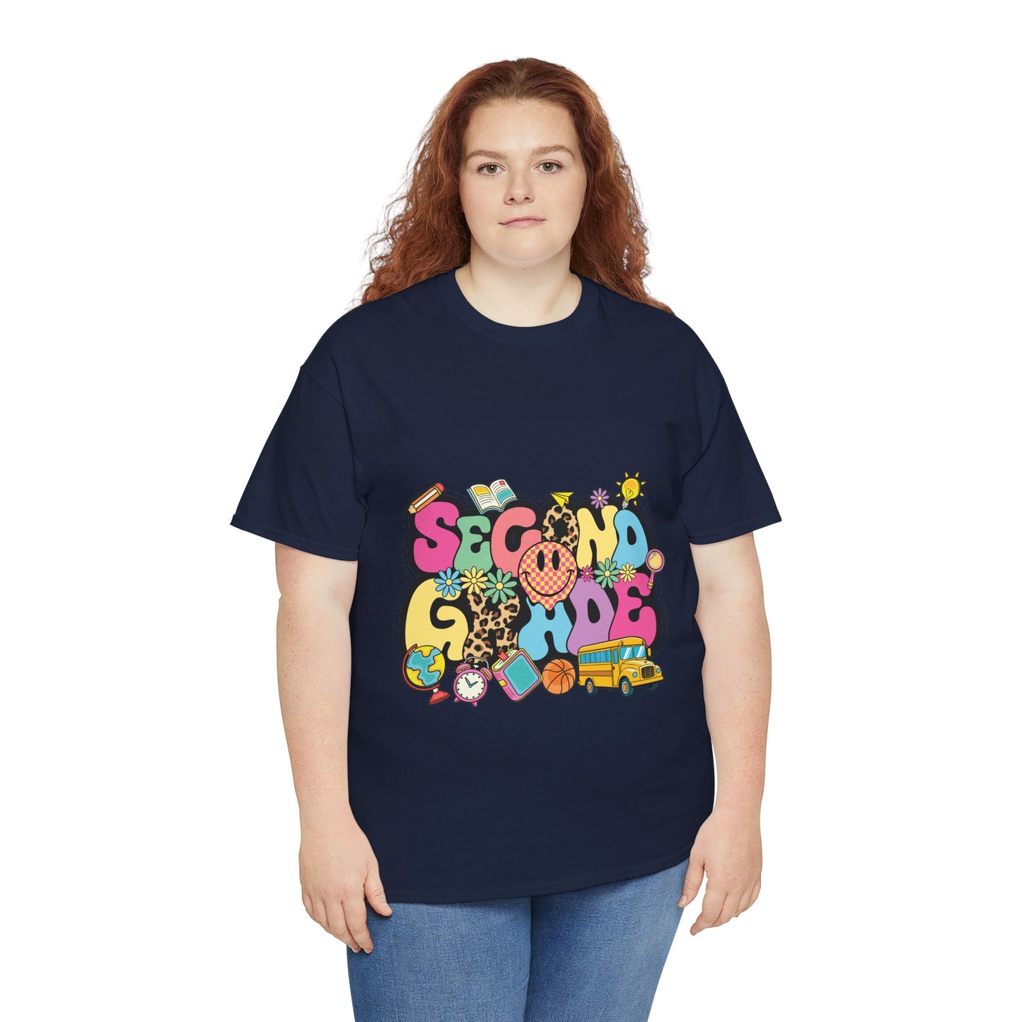 Second Grade Unisex Heavy Cotton Tee