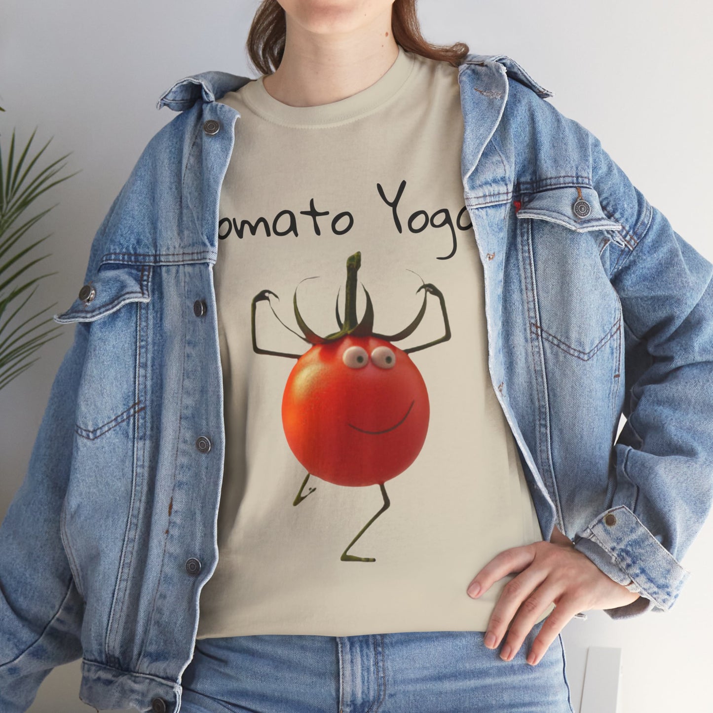 Tomato Yoga Unisex Heavy Cotton Tee