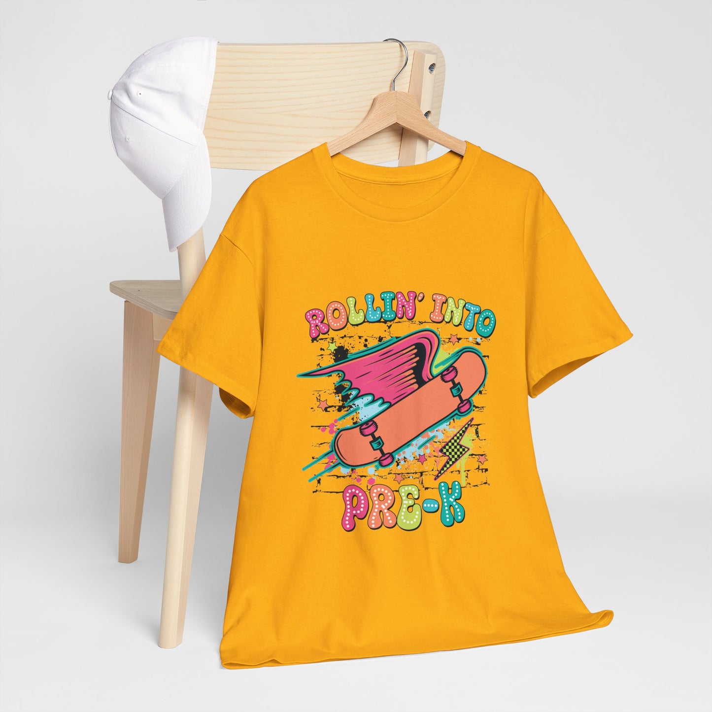 Rockin Into Pre K Unisex Heavy Cotton Tee