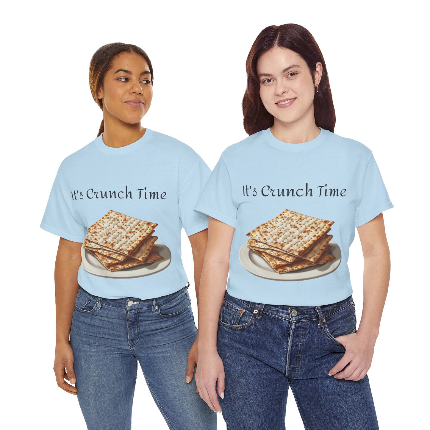 It's Crunch Time Matza Unisex Heavy Cotton Tee