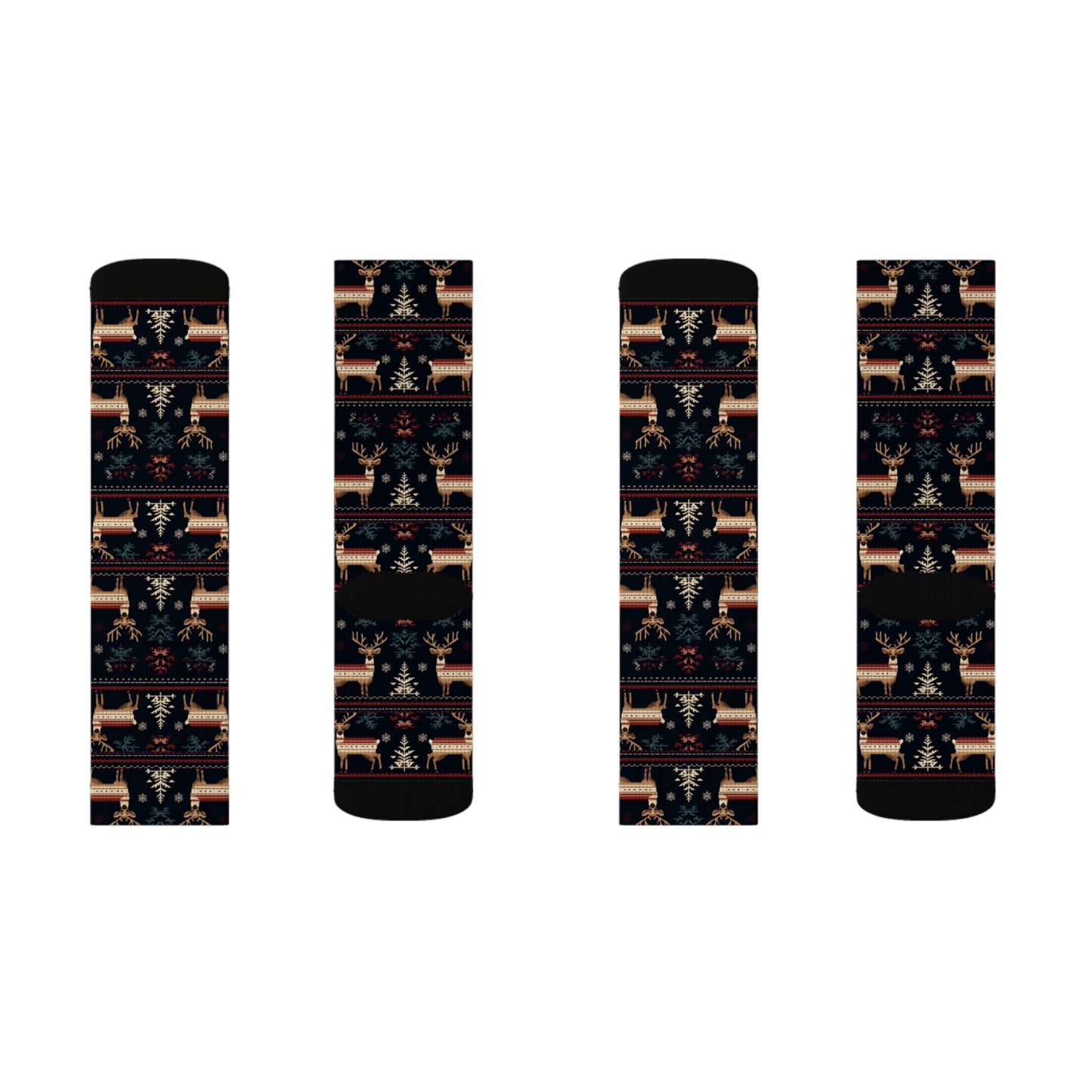 Ugly Sweater Collection 3 Sublimation Socks